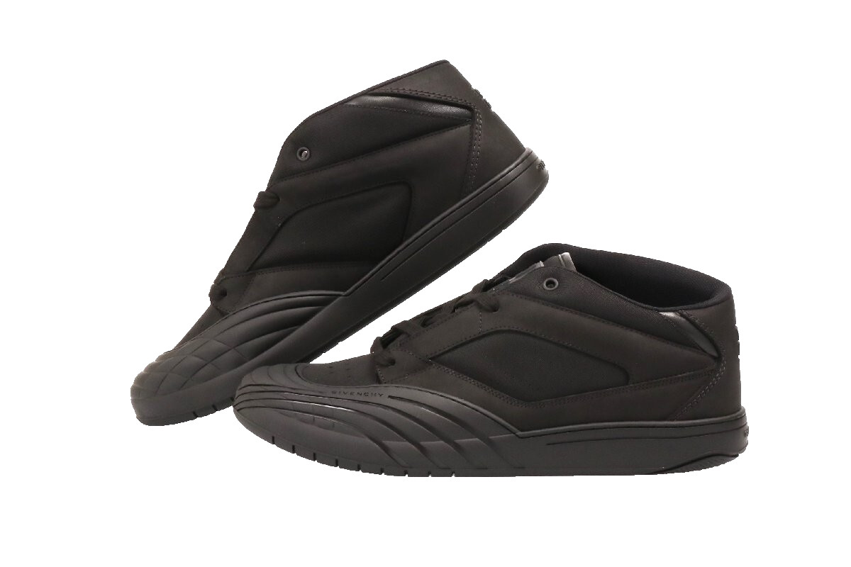 GIVENCHY Skate sneakers in nubuck and synthetic fiber BH009KH1QA 001 BK size44
