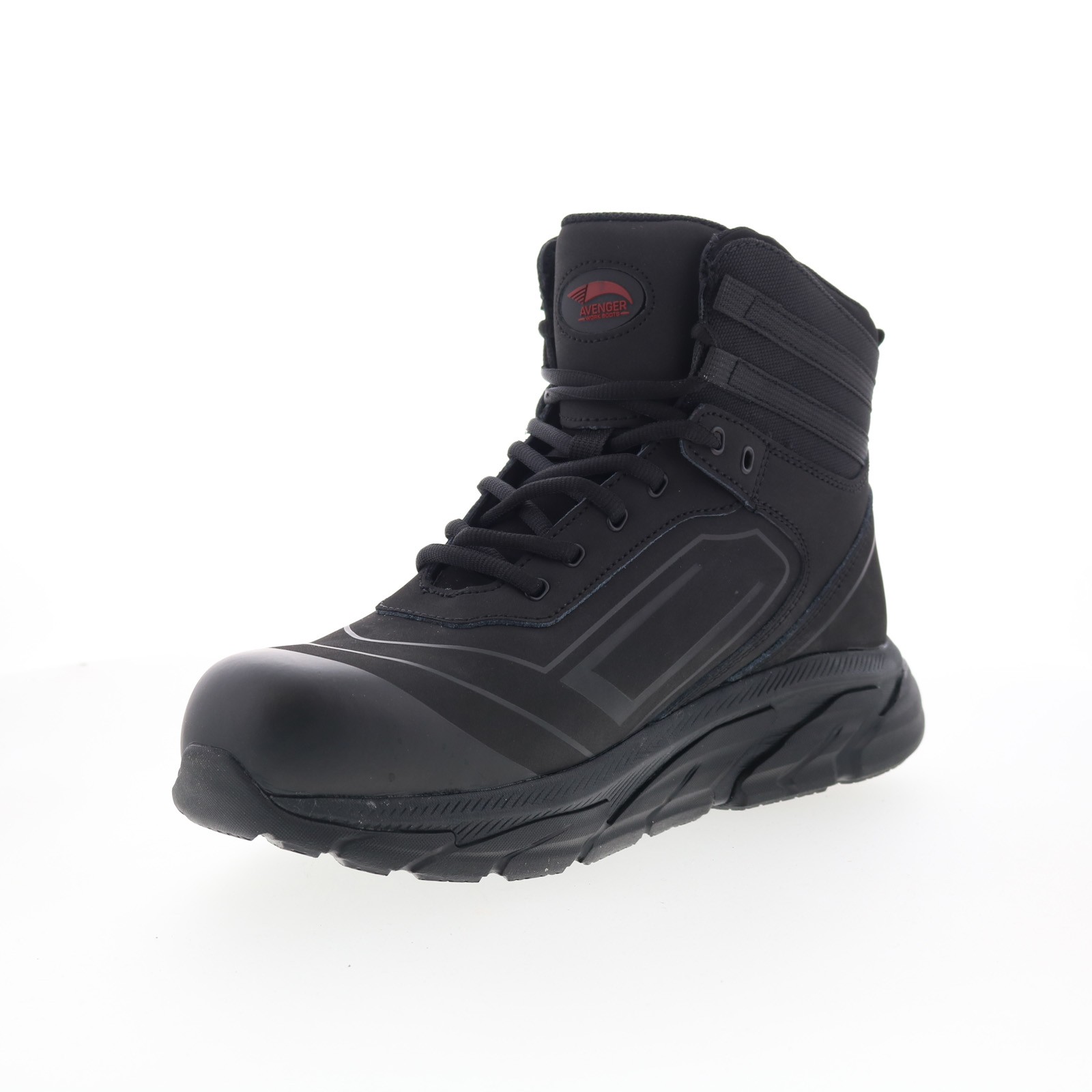 Avenger K4 Mid Alloy Toe Electrical Hazard Mens Black Work & Safety Boots
