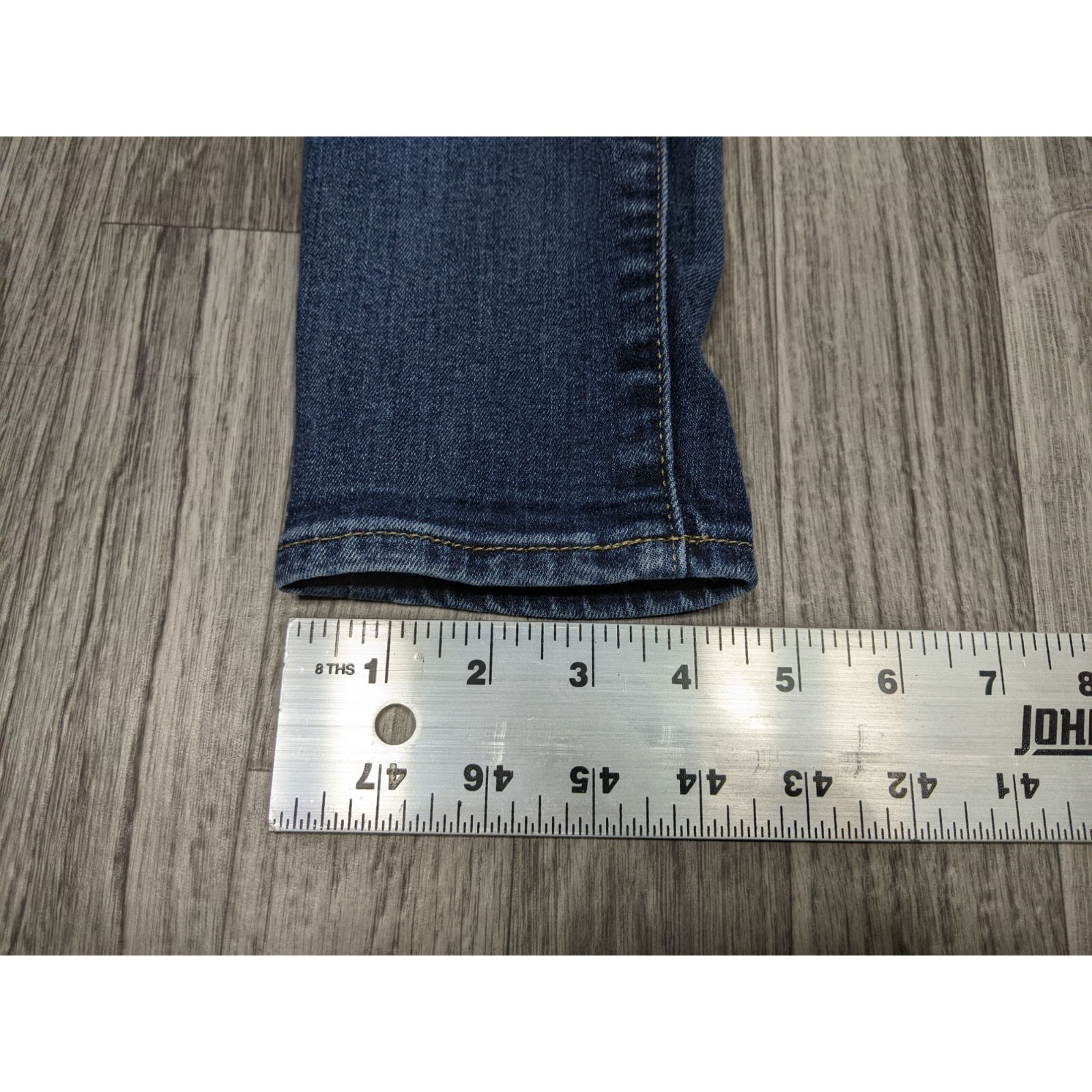 Gap 1969 Womens Size 26 Long Resolution True Skinny High Rise Distressed Jeans