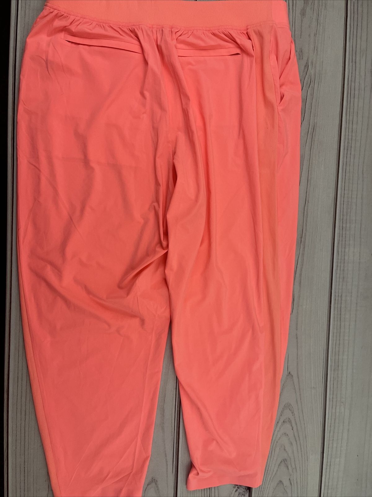 Athleta Brooklyn Ankle Pants Summer 2022 Coral Stretch Pull On Women’s Sz 18