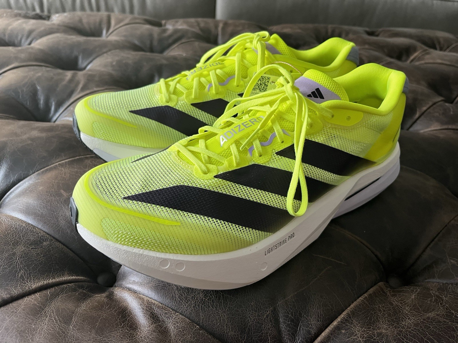 Adidas Boston 13 Solar Yellow/Aurora Plum/Powder Plum Men’s Size 10.5