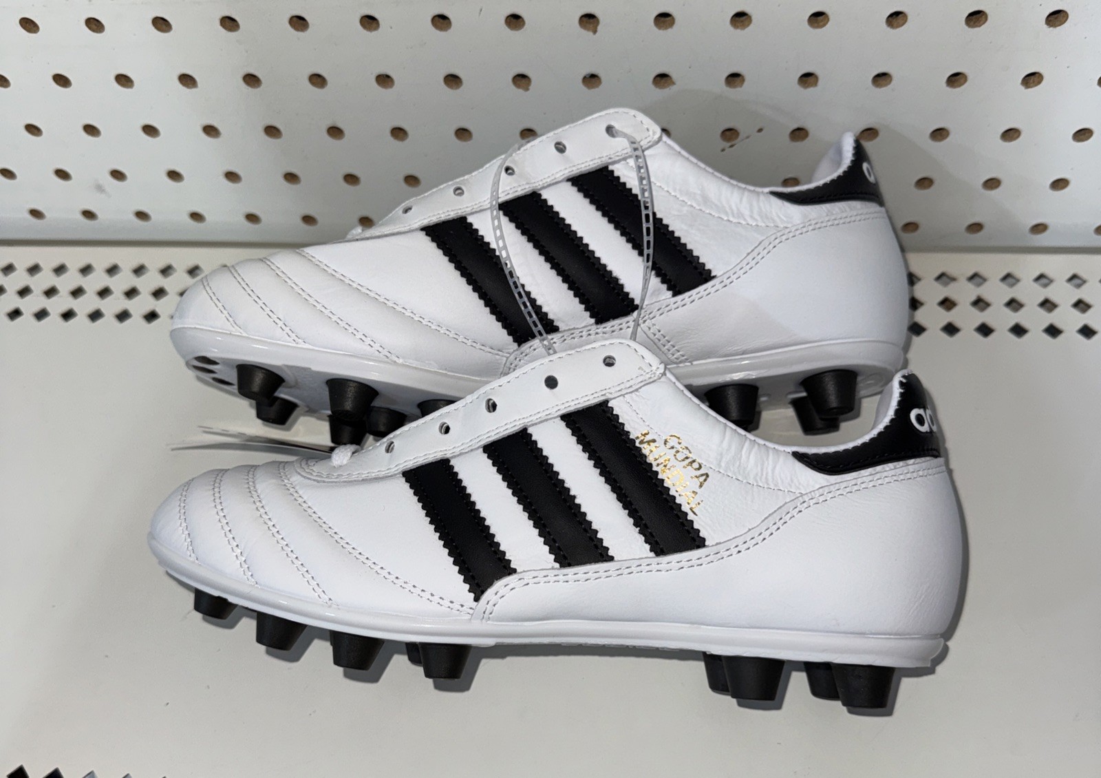 Adidas Copa Mundial FG Mens Leather Soccer Cleats Size 7 White Black ID4050