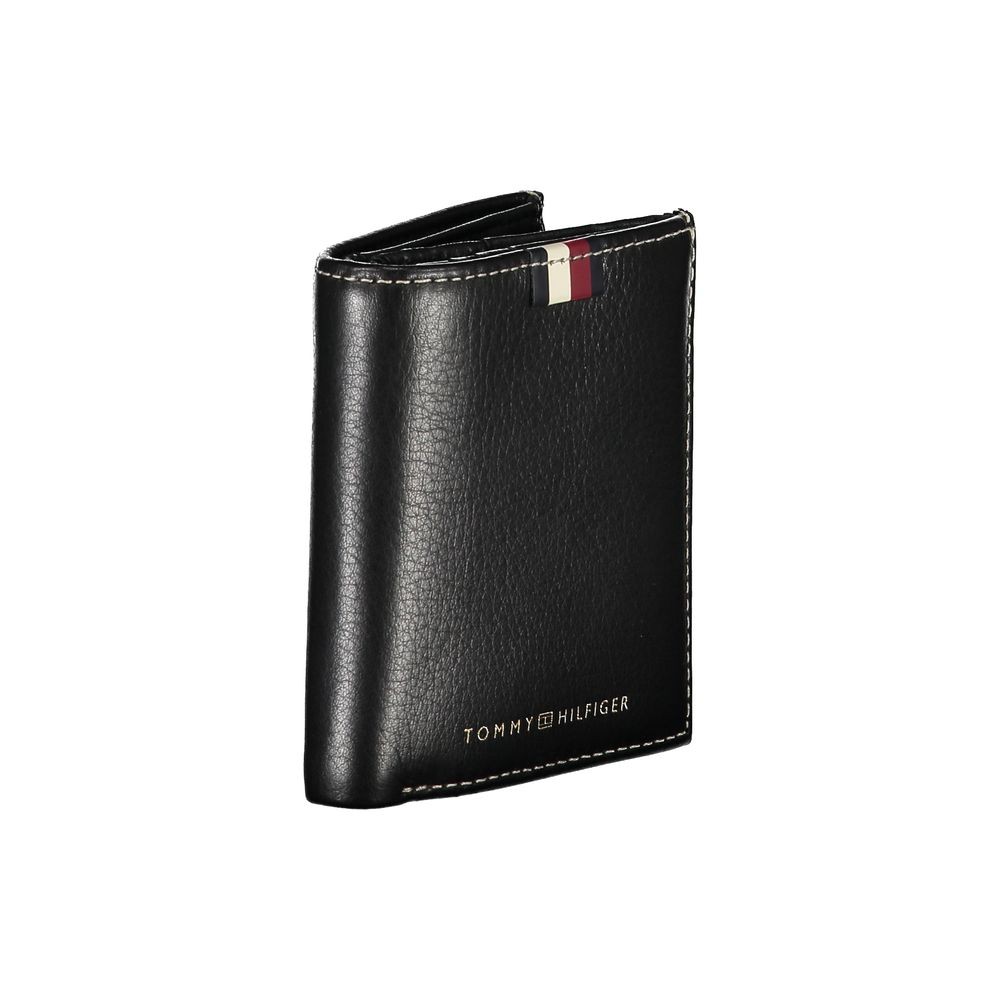 Tommy Hilfiger Nero Leather Men Wallet 100% Authentic – TO-25993