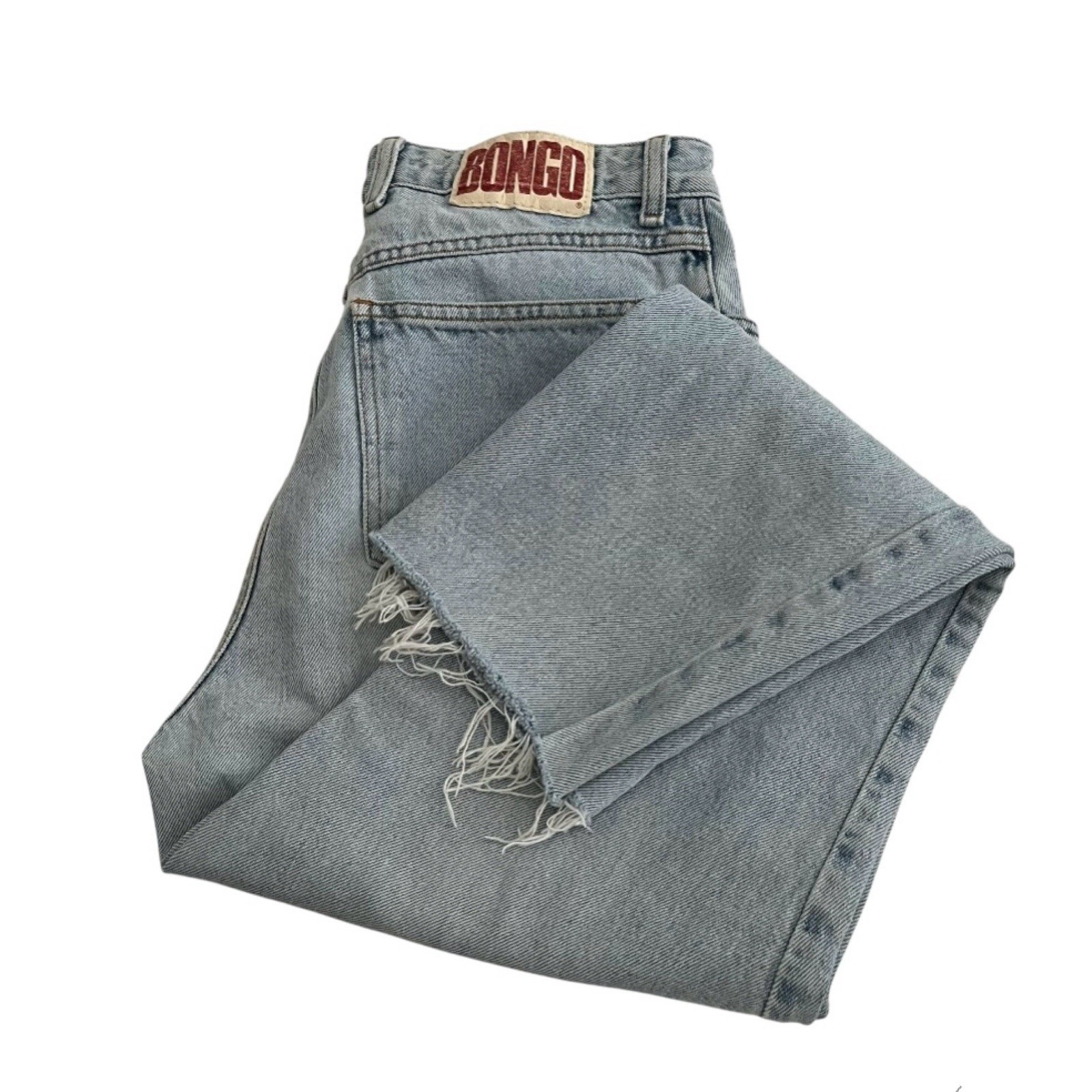 Vintage Bongo Jeans High Rise Light Wash Women’s Size 30 Size 10 Juniors Size 13