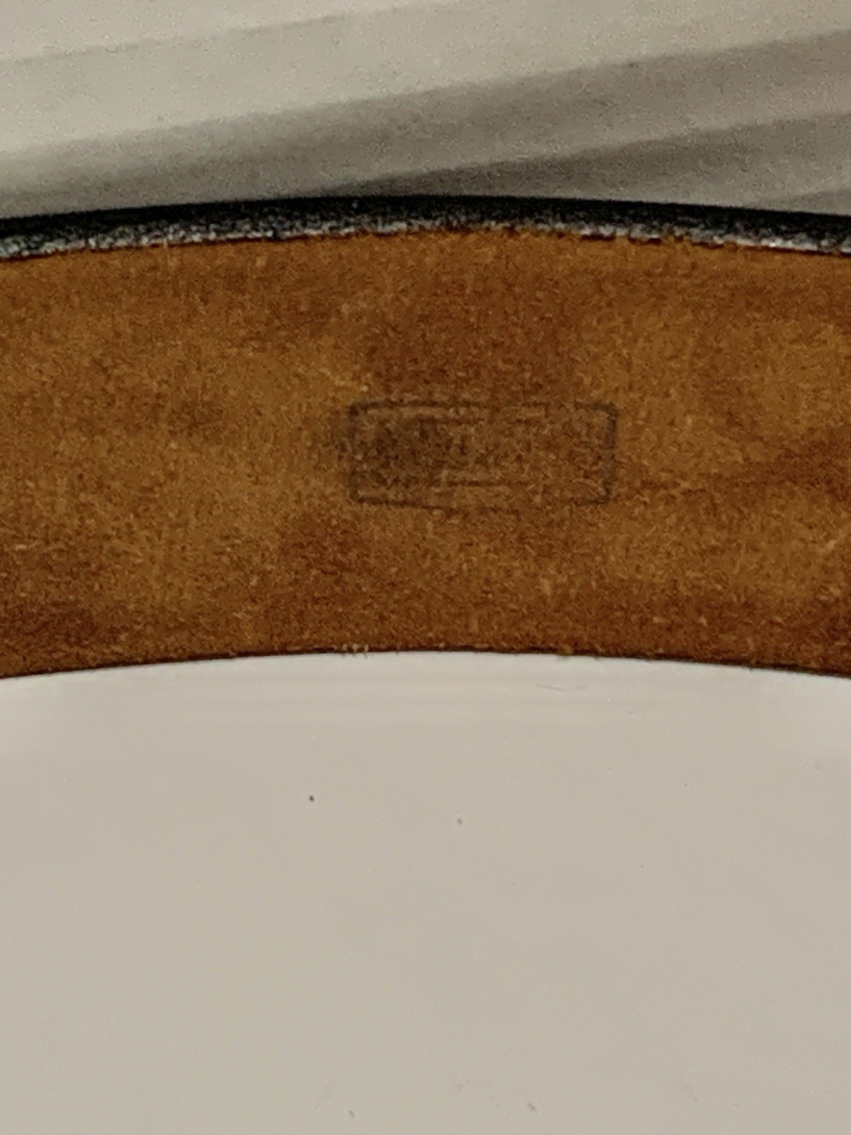 Men VNTG 40 “Comanche “Handmade Genuine Top grain Leather Belt 56364 Made In USA