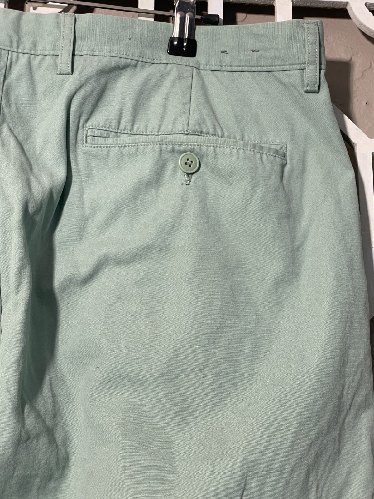 J Crew Pants Mens 36 Green The Sutton Preppy Summer Weight Work Comfort 36×28