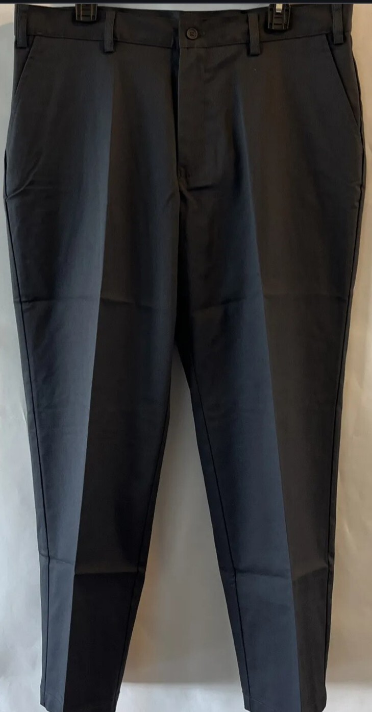 NIB Twin Hill New Fit Cotton Charcoal Gray Cotton Work Pant Size Men’s 28×30