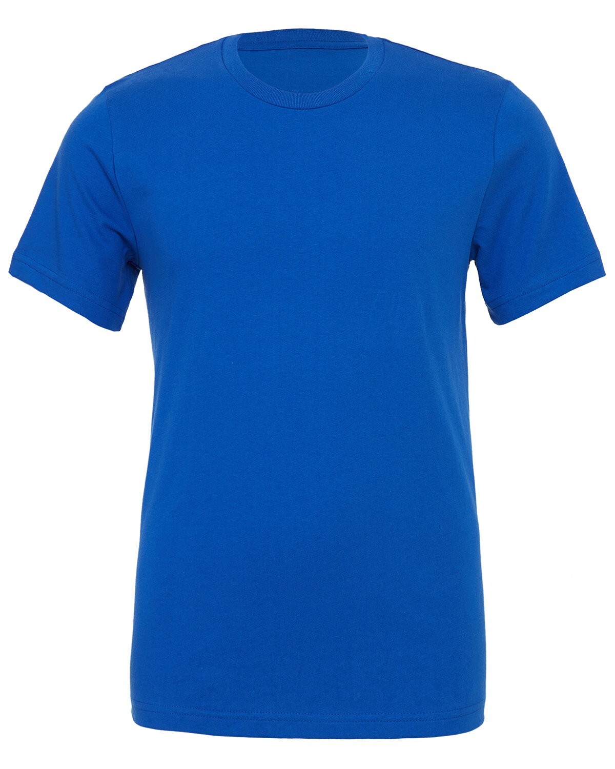 Bella + Canvas 3001C Medium True Royal Cotton Jersey Tee Unisex Blue Tshirt