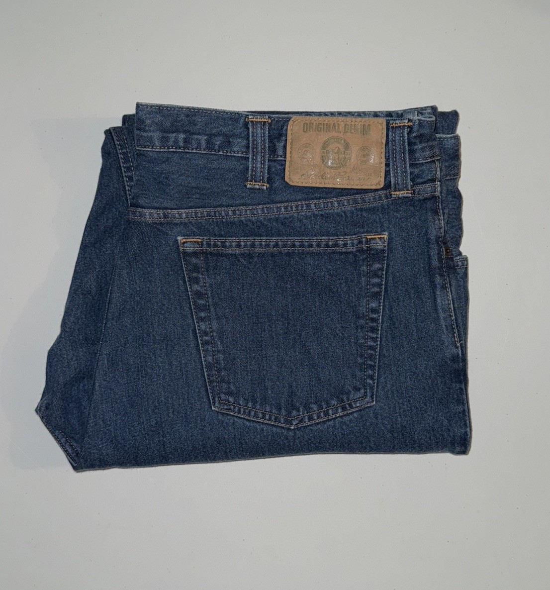 Eddie Bauer Original Fit Dark Wash Jeans Size Men’s 40×36￼
