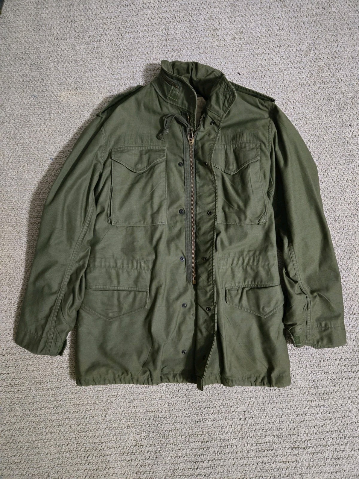 Vintage 1976 Winfield M65 Field Jacket USA Military Attire Size “Small Long”