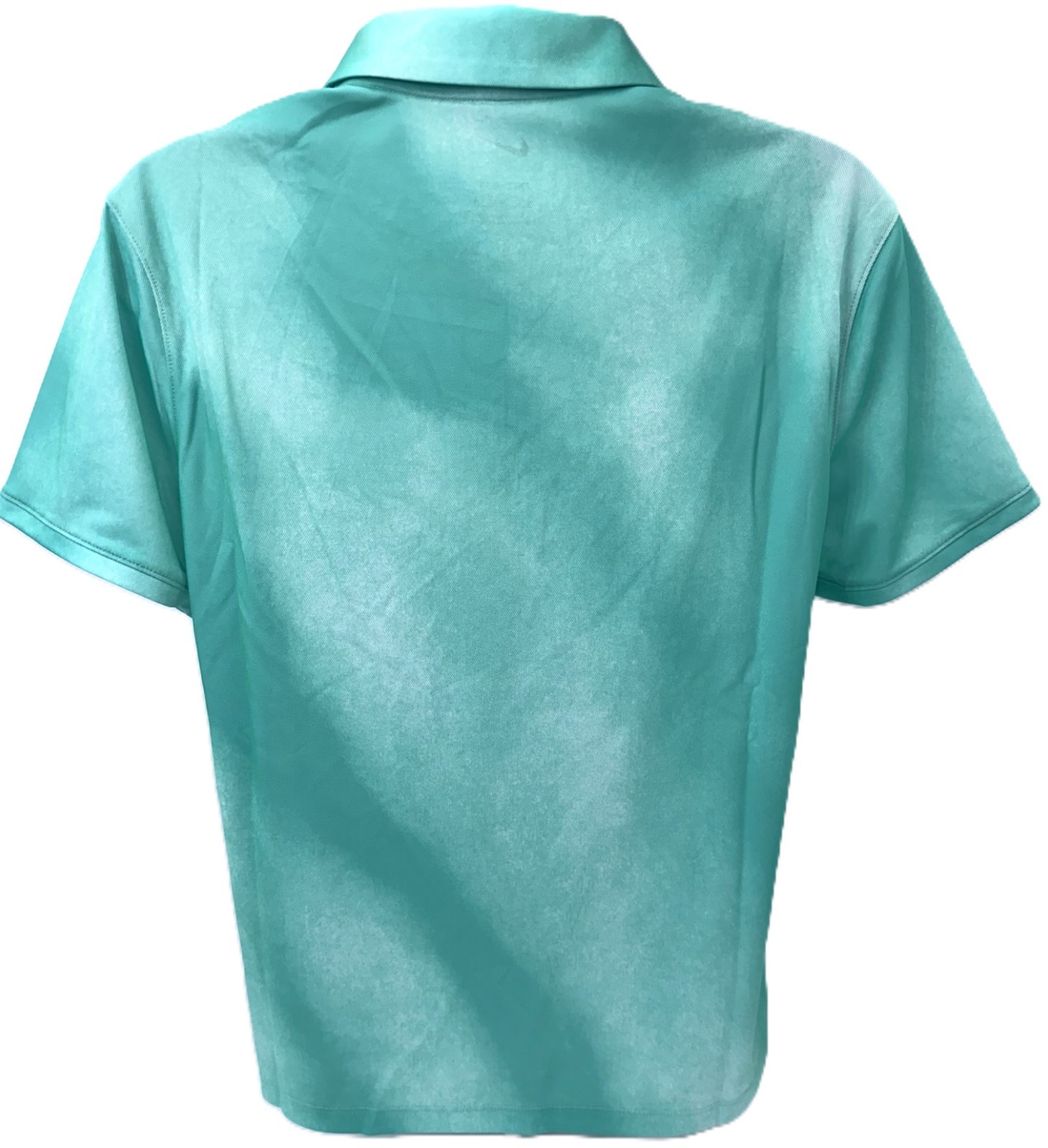 $65 Nike Women’s SS Golf Polo Shirt-FQ1798 Glacier Blue/Green Frost-Medium-New