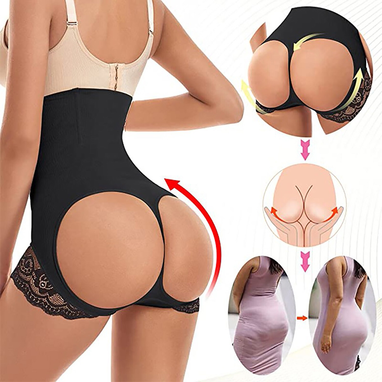 Girdle Women’s High Waist Butt Lifter Panties Tummy Booty Underwear Slim Shaper