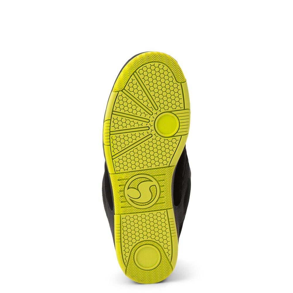 Mens DVS Enduro 125 Skateboarding Shoes NIB Black Lime Nubuck