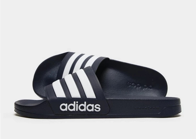 Adidas Unisex Adilette Shower Slides Shoe Ink / White GZ5920 Men US 11 Women 12