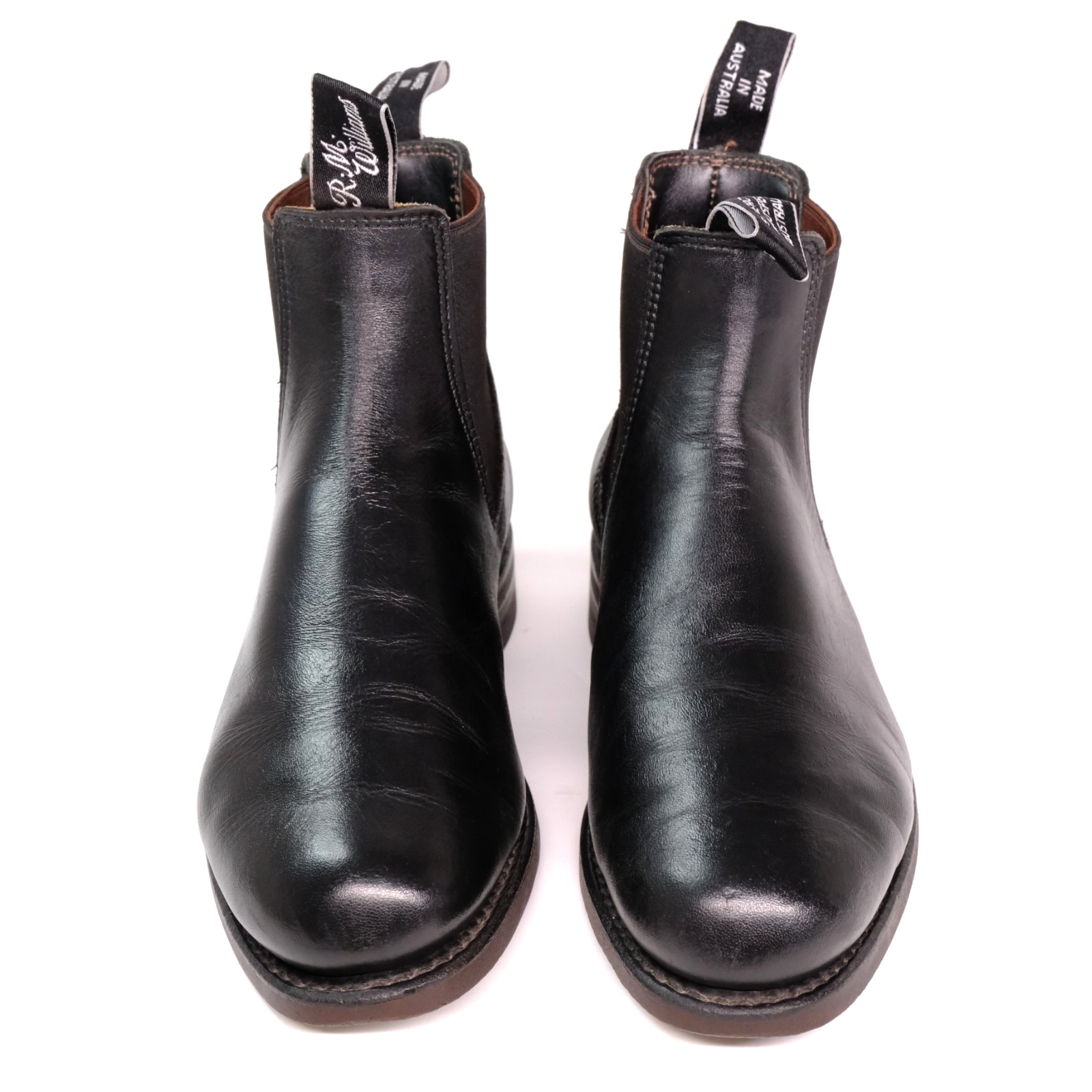 R.M. Williams Comfort Craftsman Black Leather Boots Women’s AU 5 G US 7.5 EU 38