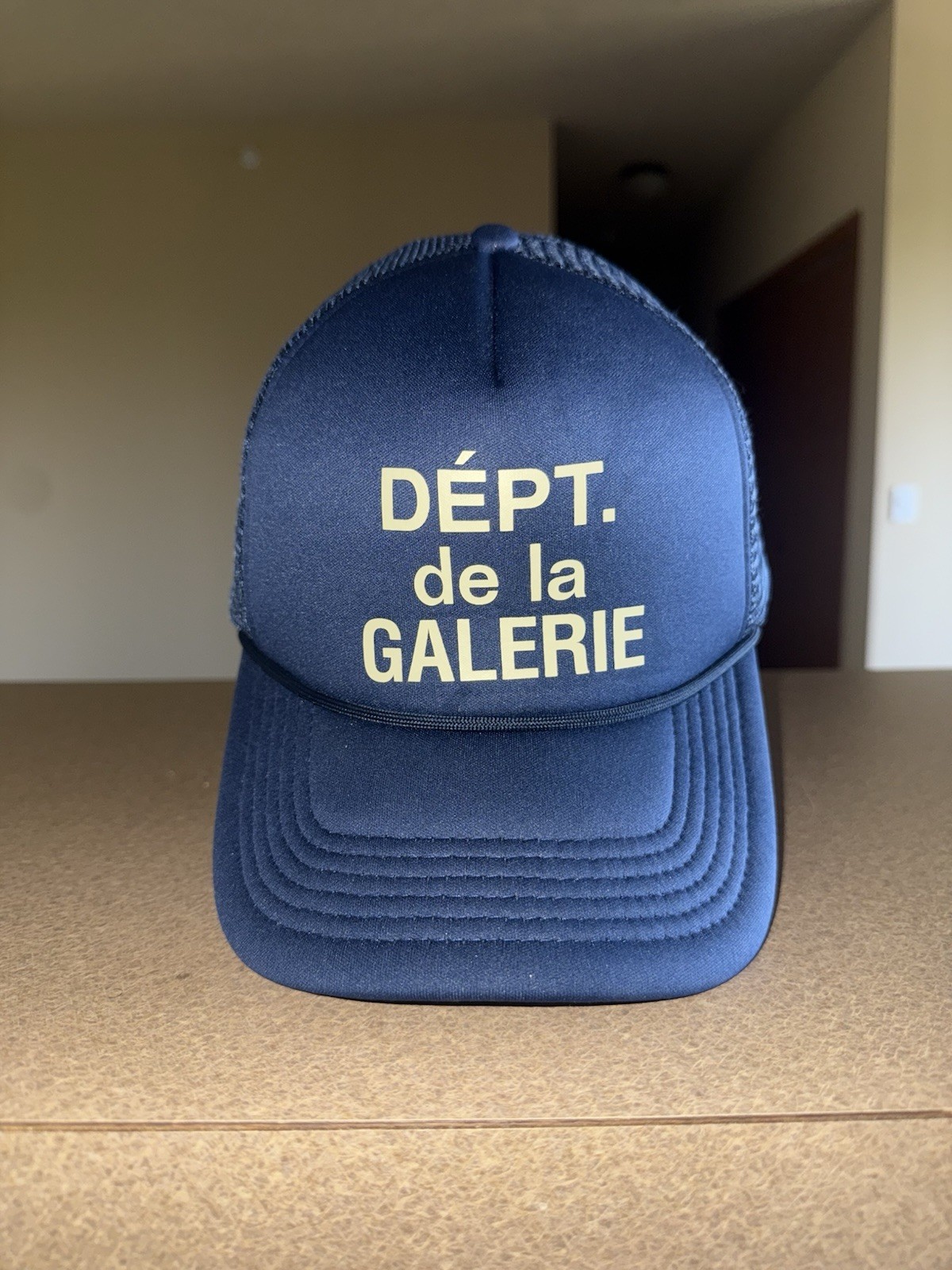 Gallery Dept Men’s French Logo Trucker Snapback “Navy”