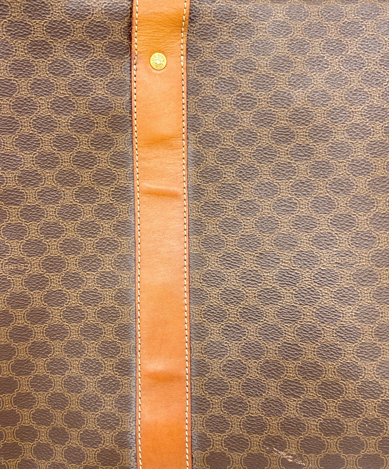 CELINE Tote bag Monogram Brown MC98 1 Authentic From Japan