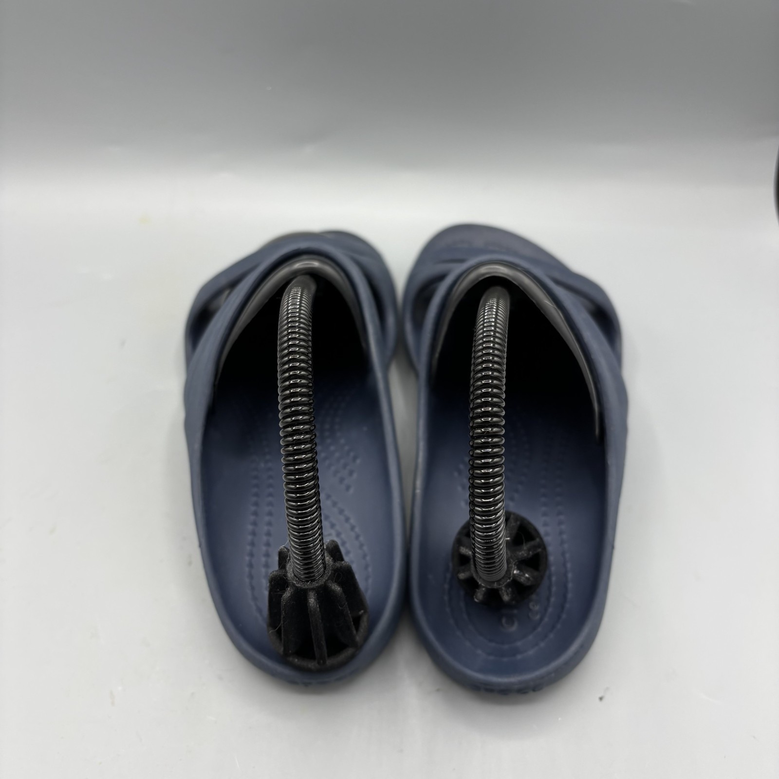 Crocs Kadee II Sandals Slides Navy Blue Women’s Comfort Slip On Sandals Size 6