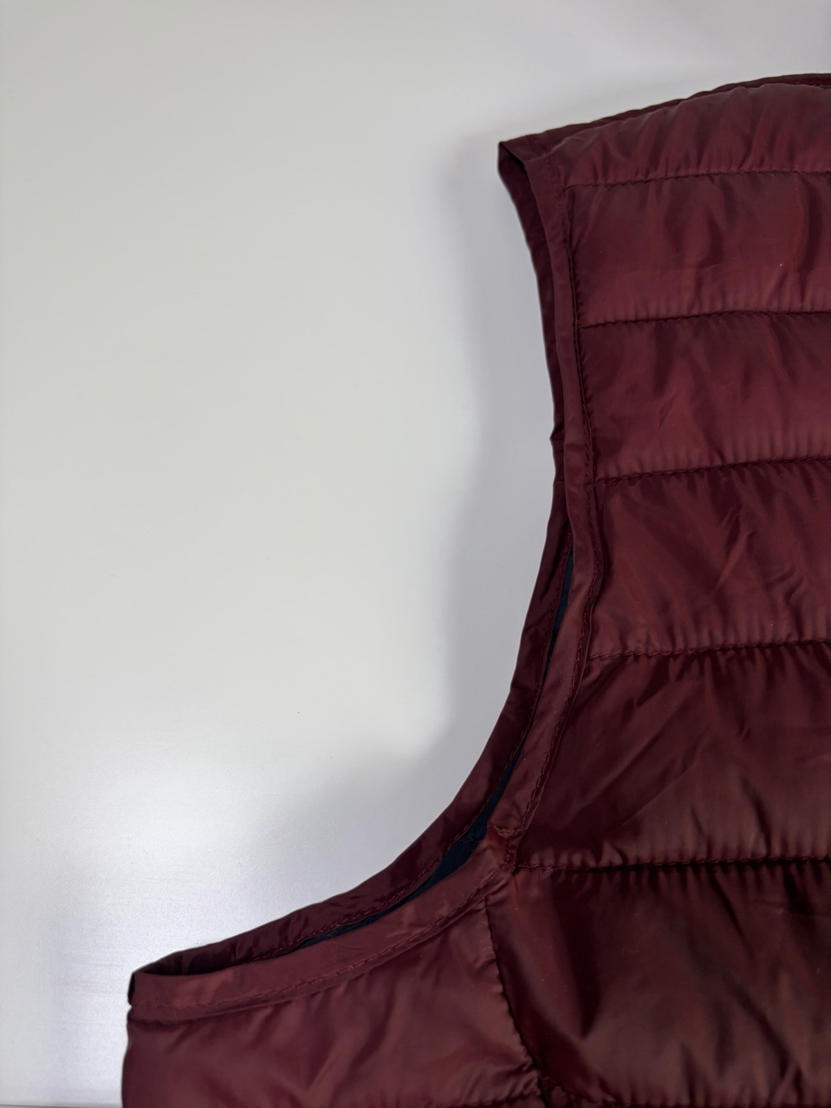 Joules Mens Puffer Gilet Jacket Burgundy Size XL, Hiking,walking, Quilted Warm.