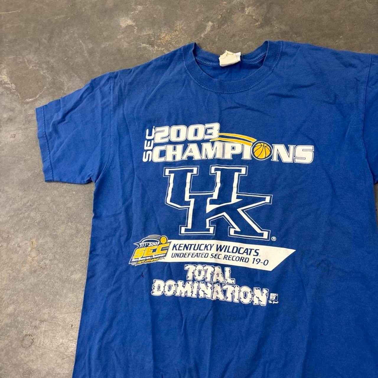 vintage 2003 Kentucky Wildcats Tee Size large