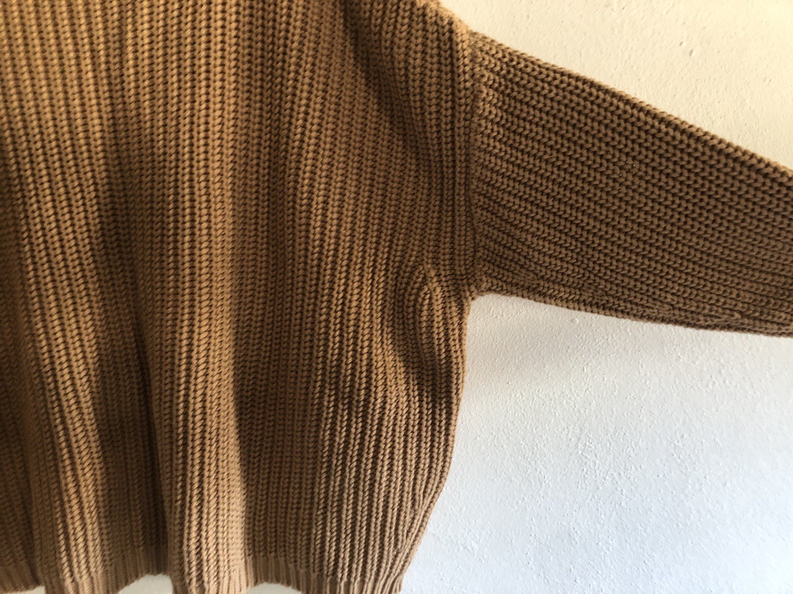 The Simple Folk Women’s Organic Cotton Chunky Knit Sweater Brown Caramel US 8