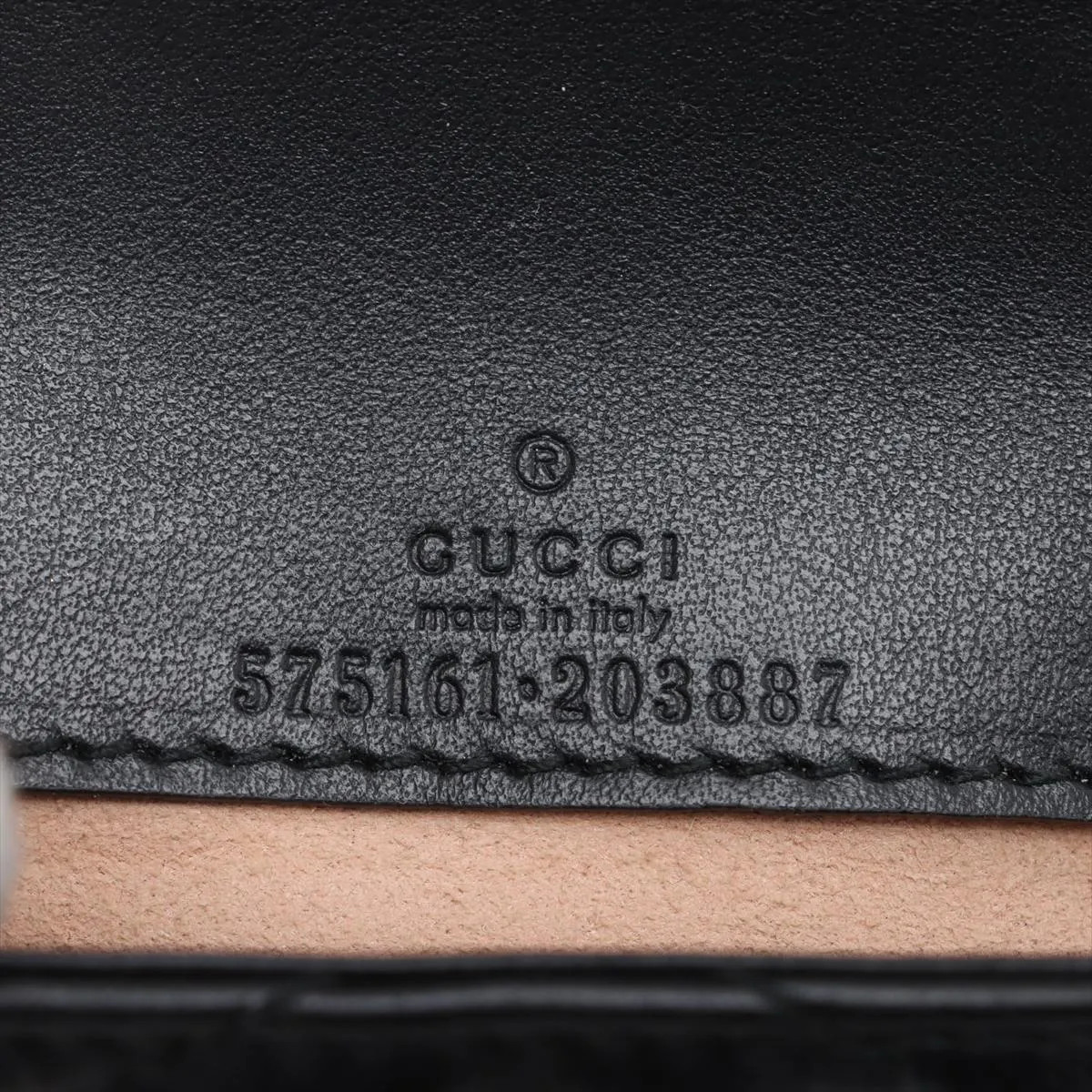 Gucci GG Marmont Leather Chain handbag Black 575161