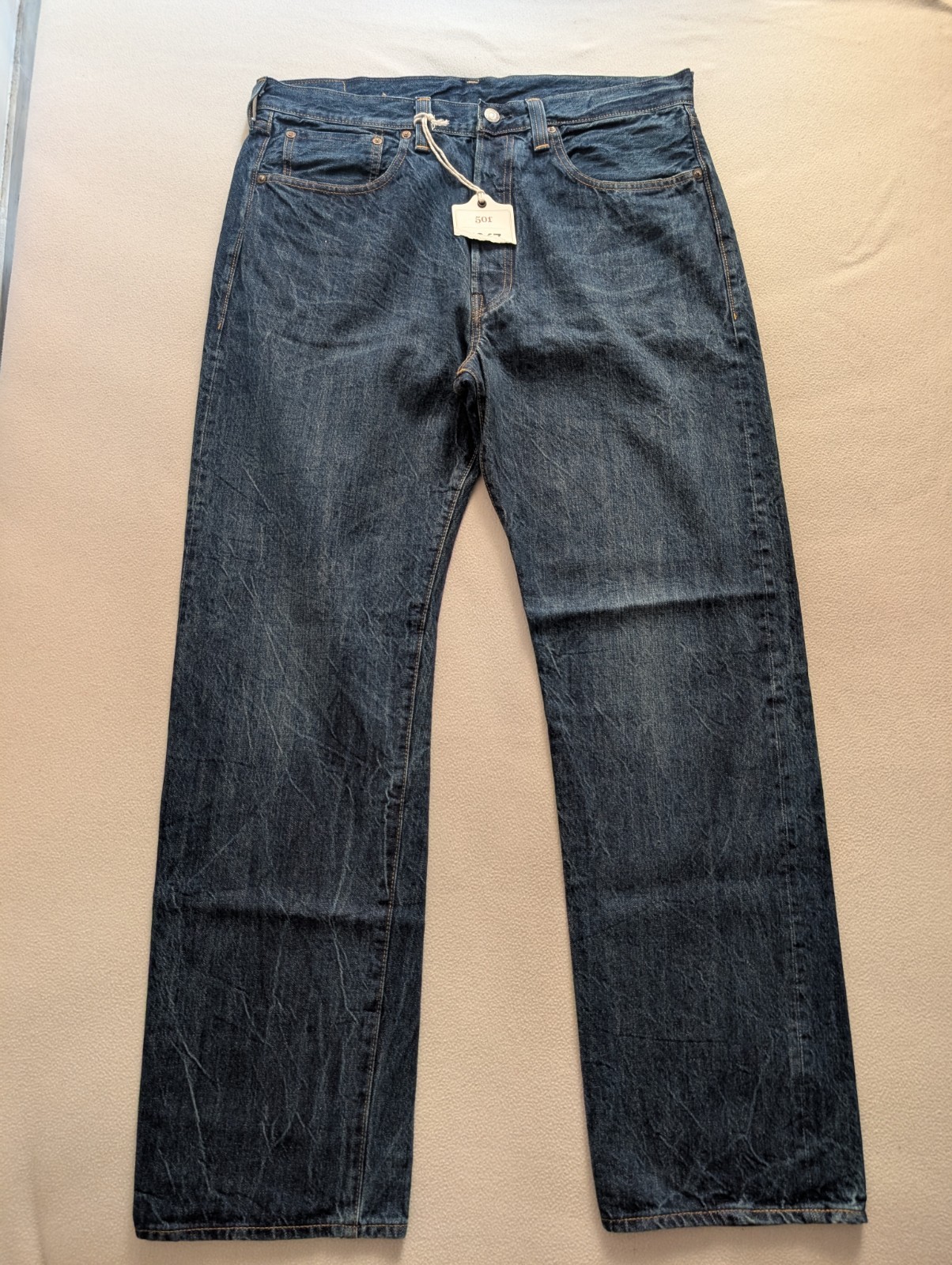 Levi’s 501xx Big E 1947 W36 L32 LVC Men Denim Selvedge Japan Blue Cotton Rivets