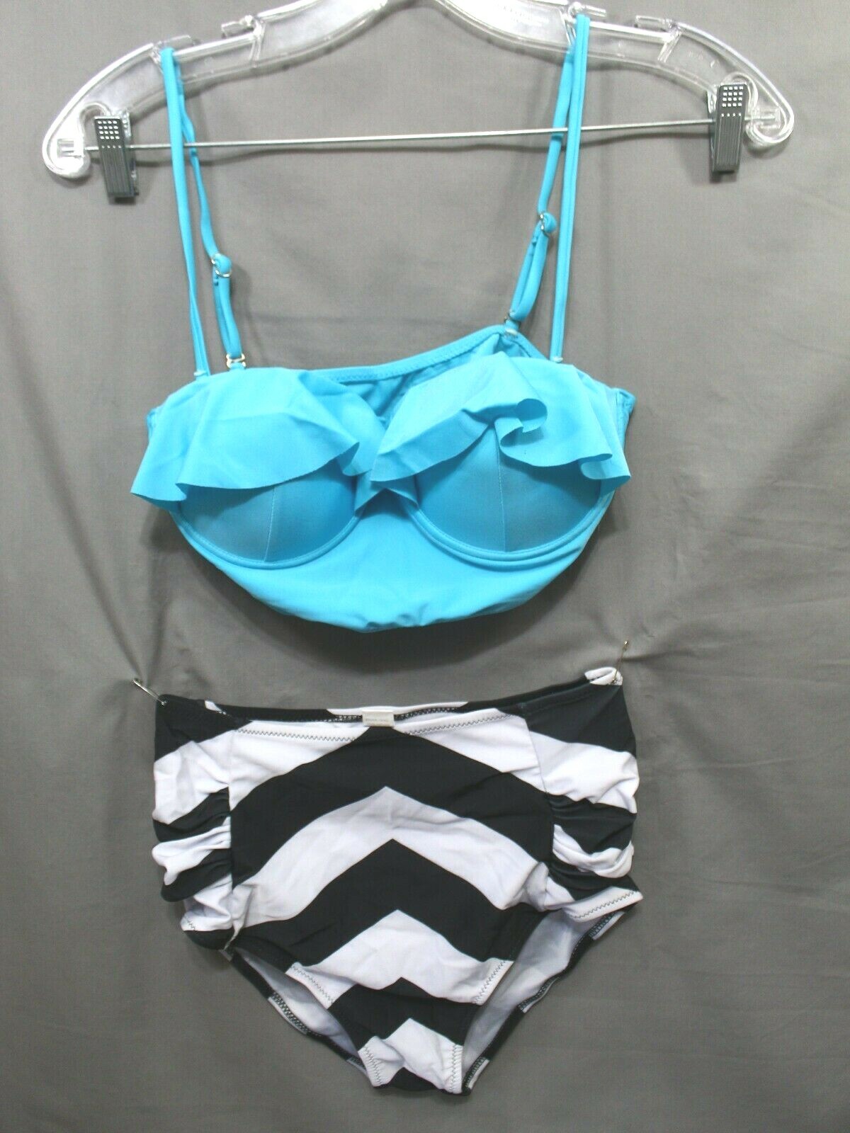 ZAFUL BIKINI womens 2 piece 82% Polyamide 18% Elasthane Size MED mulitcolor NEW