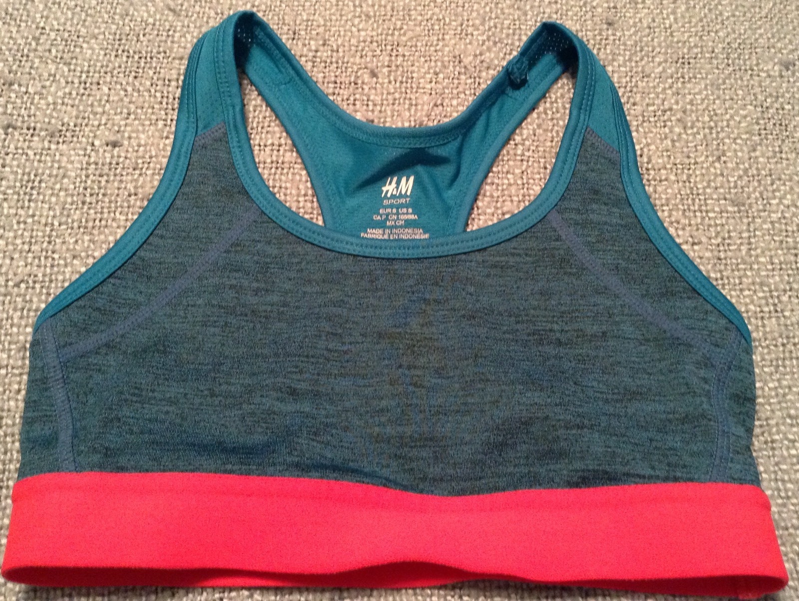 H&M HM Sports Bra Small S Yoga Work Out Sexy EUC
