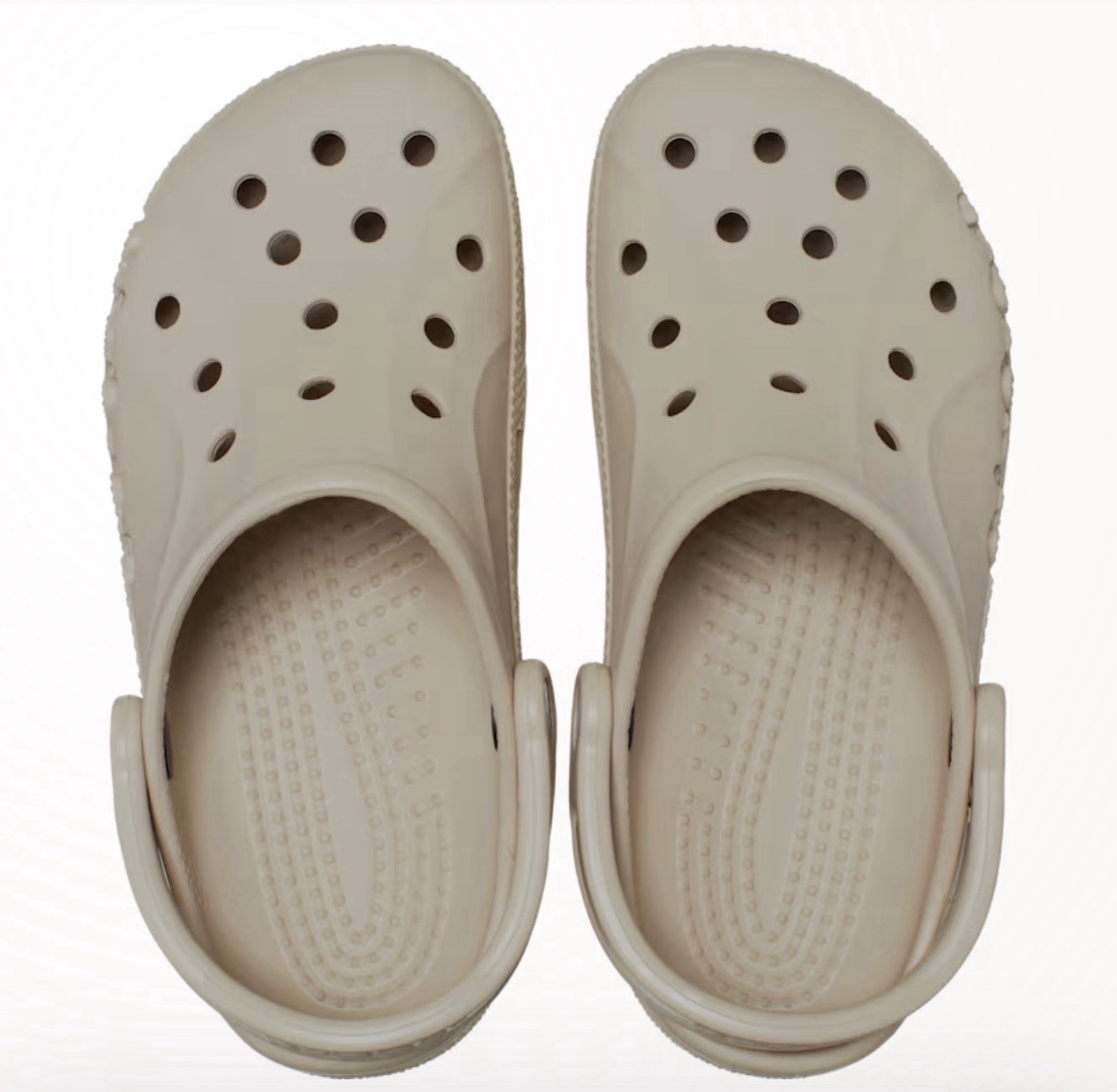 Crocs Adult Baya Clogs Cobblestone Beige Women’s US Size W/9 M/7 New With Tags