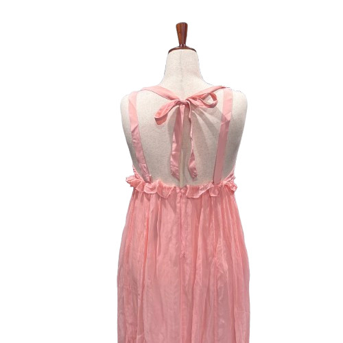 NWT J. Crew Collection Ruffle-trim in Crinkle Cupro A-Line Midi Dress (Size 14)