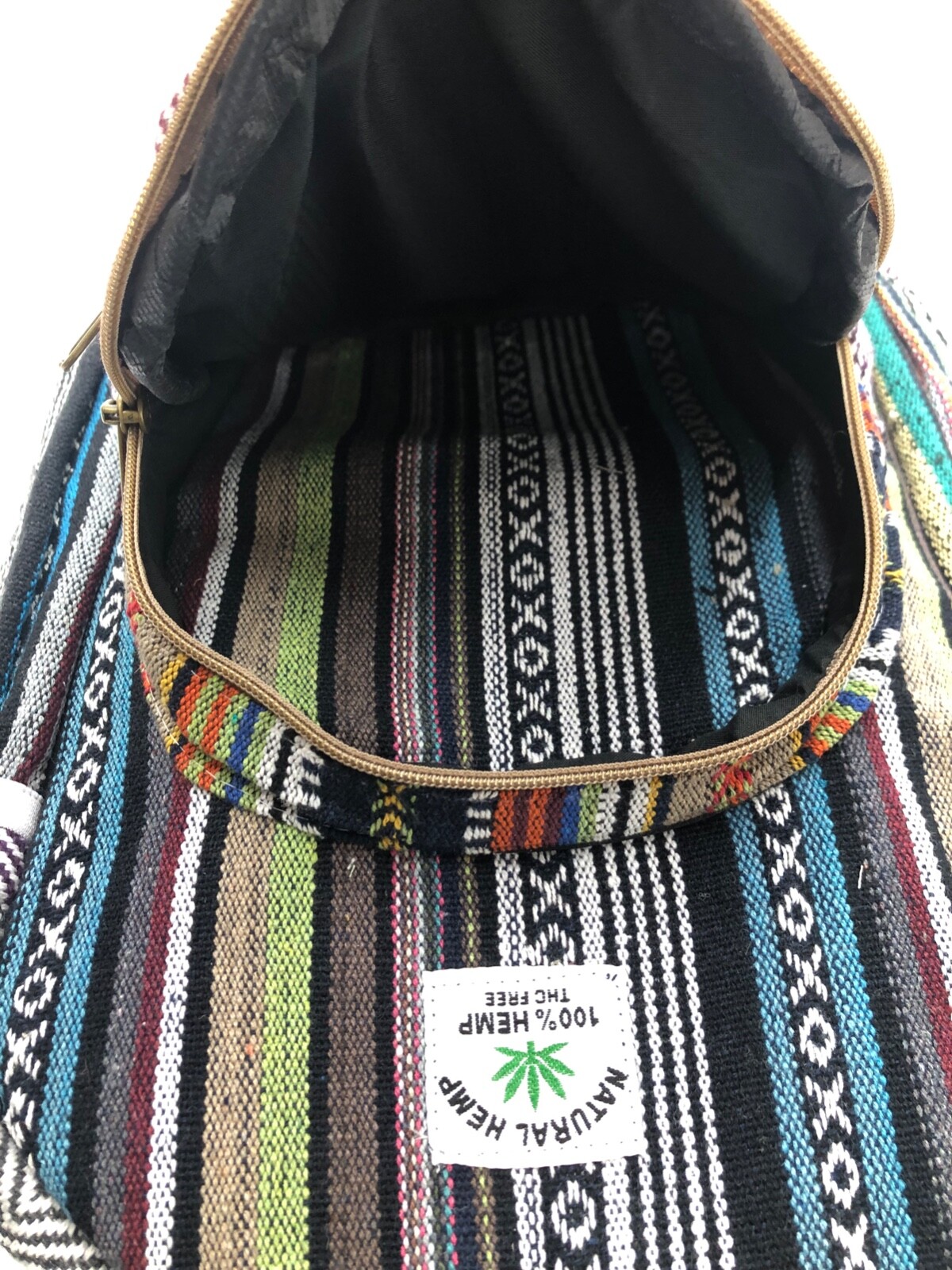 Artisan Himalayan multicolored Backpack #10 “Pattern and color may varies”