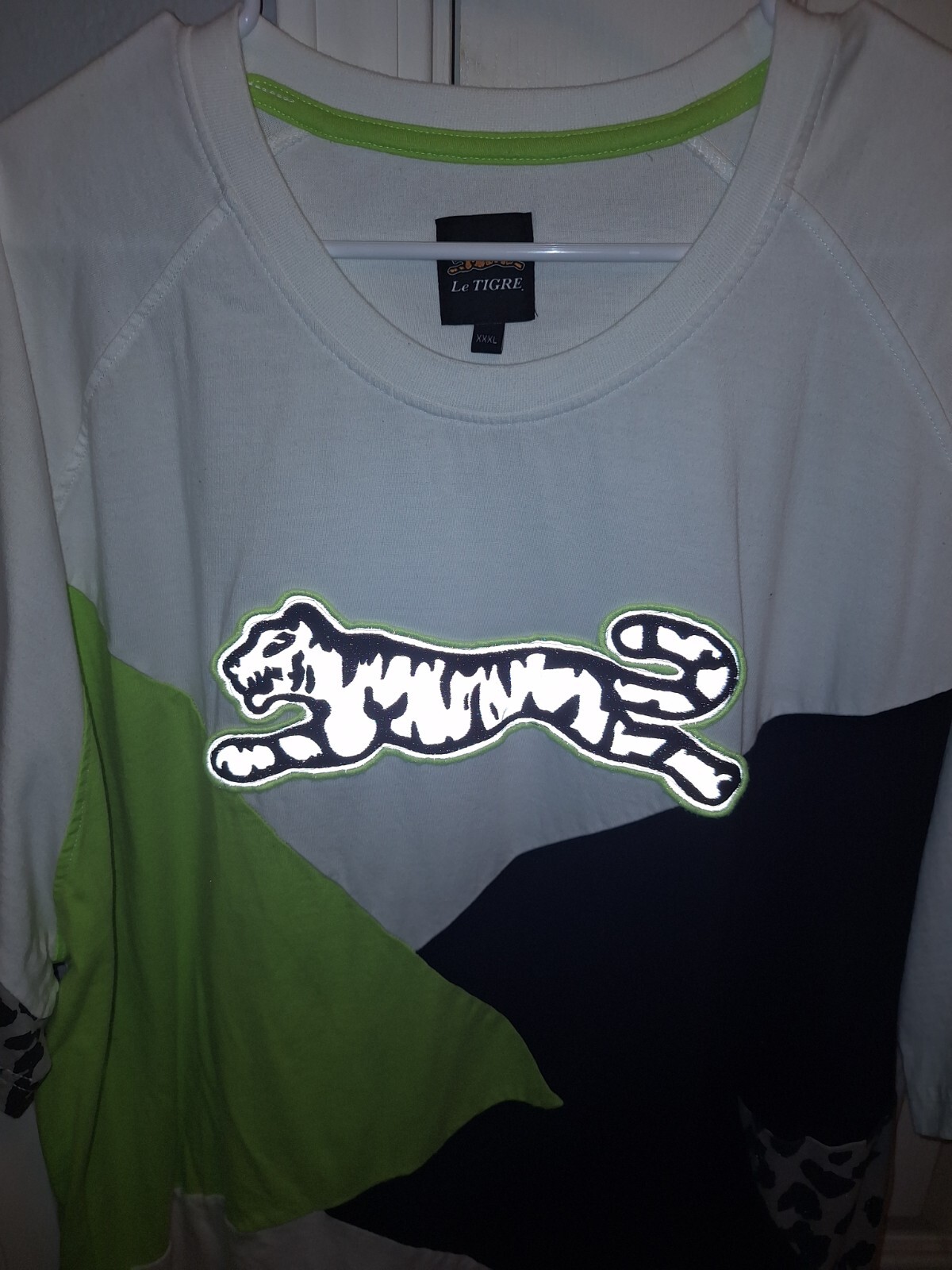 Rare Staple Pigeon White Colorblock Reflective T Shirt 3xl