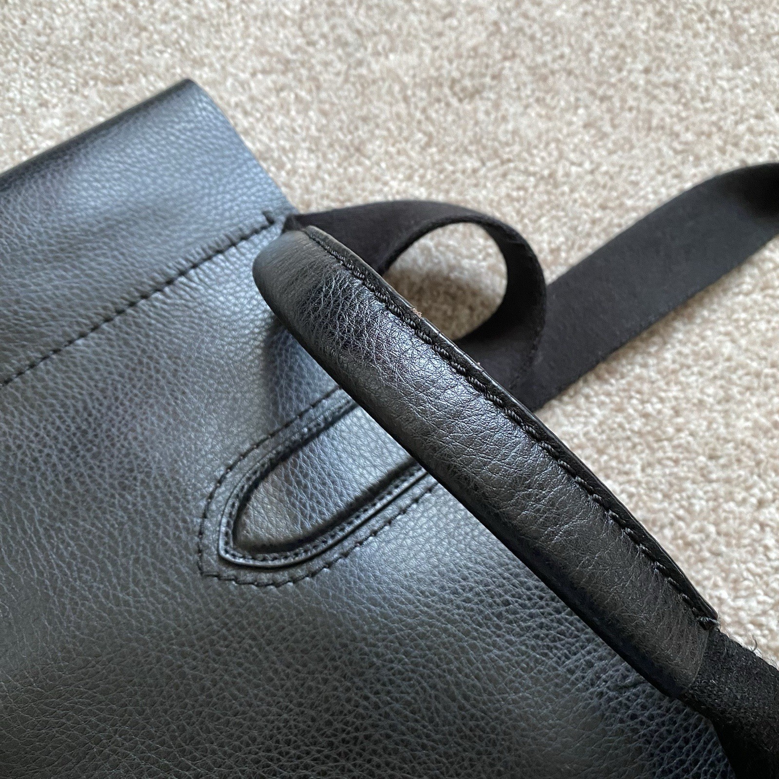 COACH LARGE DERBY TOTE IN PEBBLE LEATHER 59818 SHOULDER BAG HANDBAG PURSE SADDLE