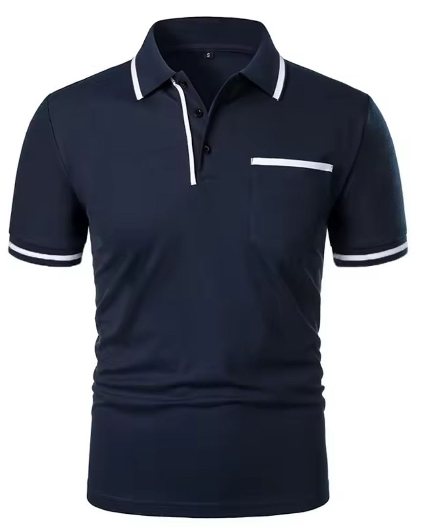 MENS SHORT SLEEVE POLO SHIRT Solid Summer S M L XL XXL Shirt CASUAL
