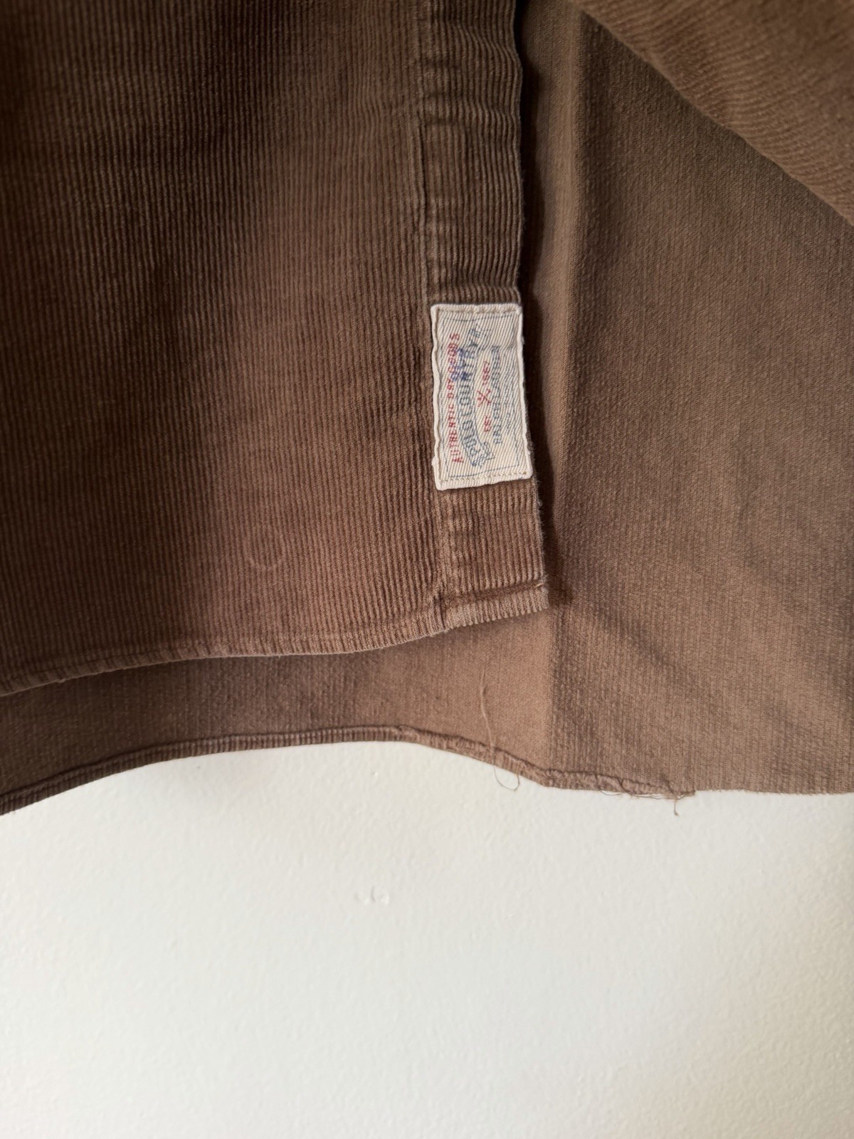 Polo Ralph Lauren Corduroy Elbow Patches Button Up Shirt Brown XL