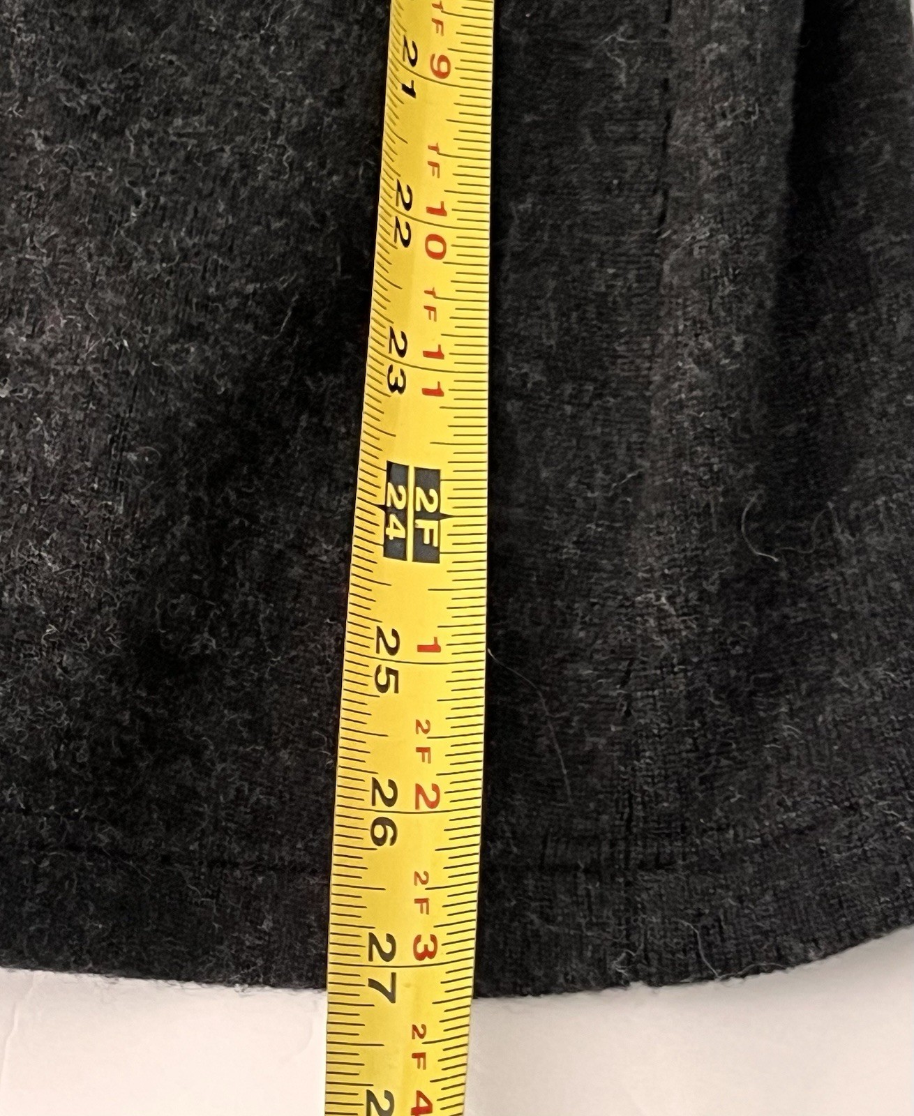 Anthropologie Moth Heathered Slate Sweater Coat Dark Charcoal Gray Size M