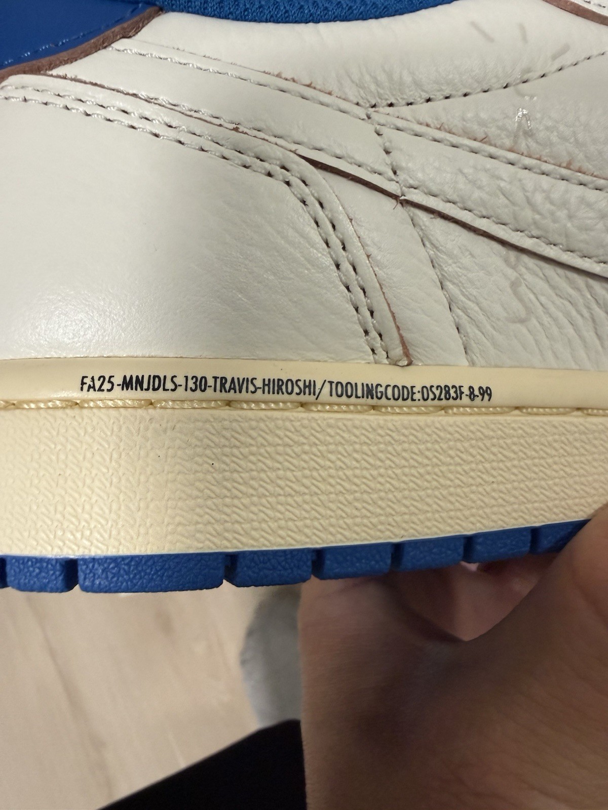 Jordan 1 Low OG SP Fragment x Travis Scott Sail Military Blue – Men’s Size 12 ✅