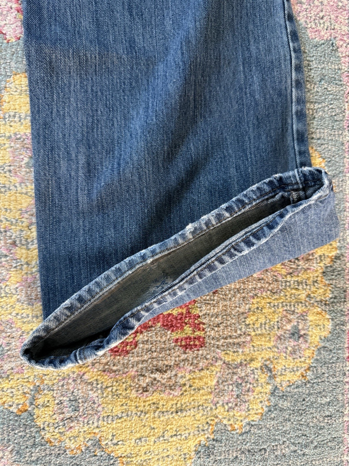 Levi’s Authentics Signature Copper Riveted Men’s Y2K Low Boot Jeans Medium 36×34