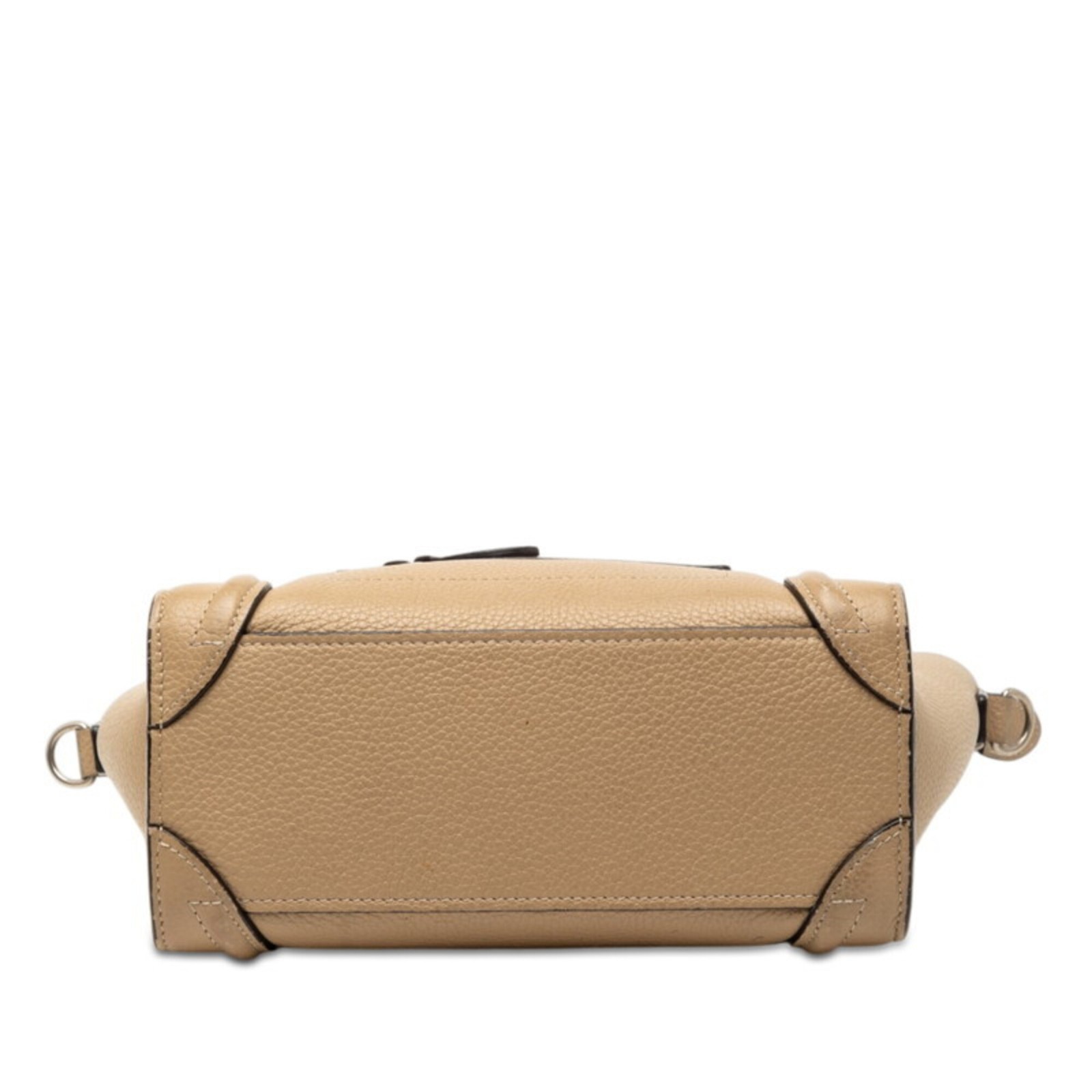 Celine Luggage Nano Shopper Handbag, Beige Leather, Women’s CELINE GZl1h8bj