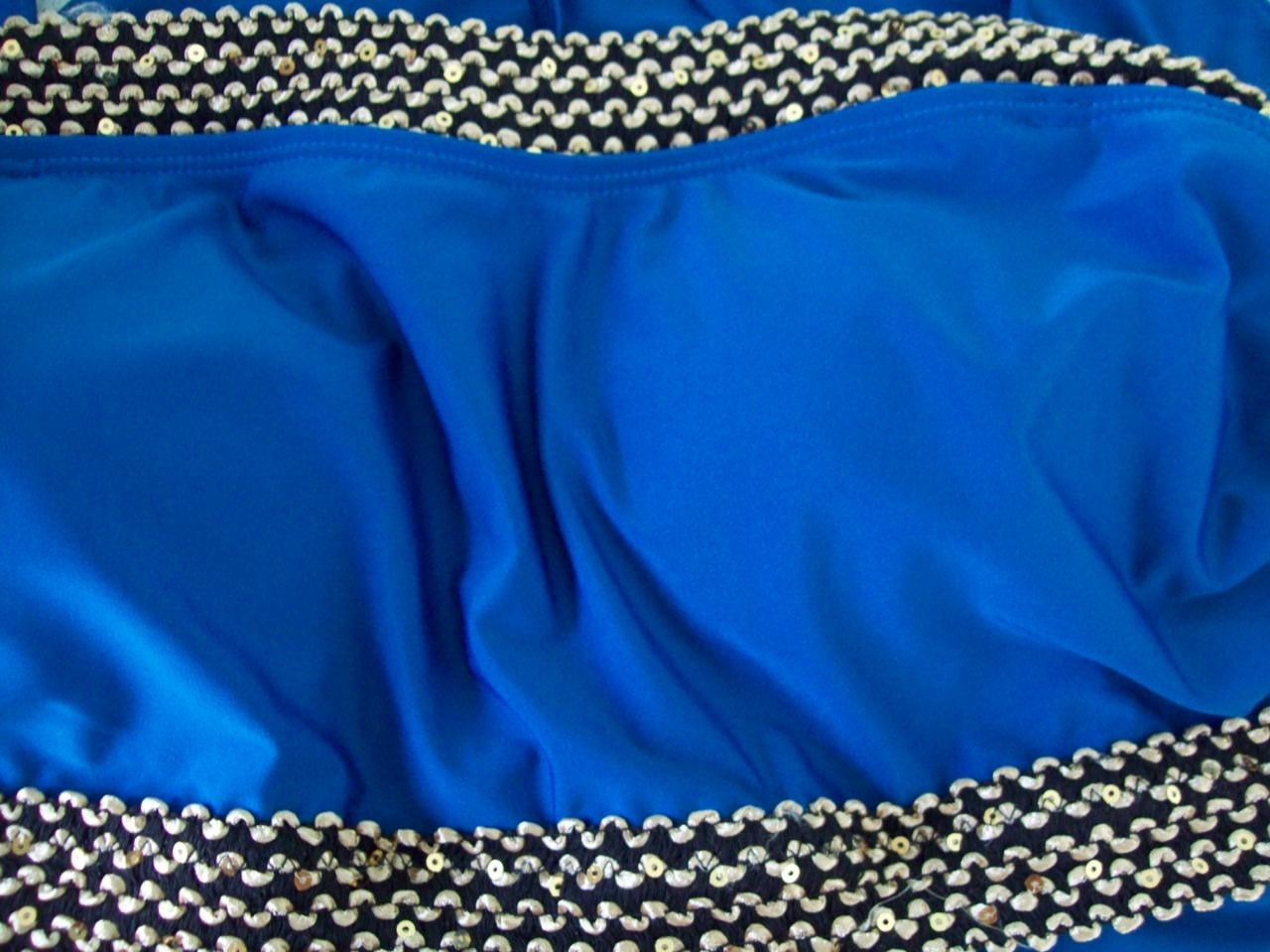 Shein Blue Swimsuit Plus Size 2XL UK 20 Tummy Control Multiway Straps