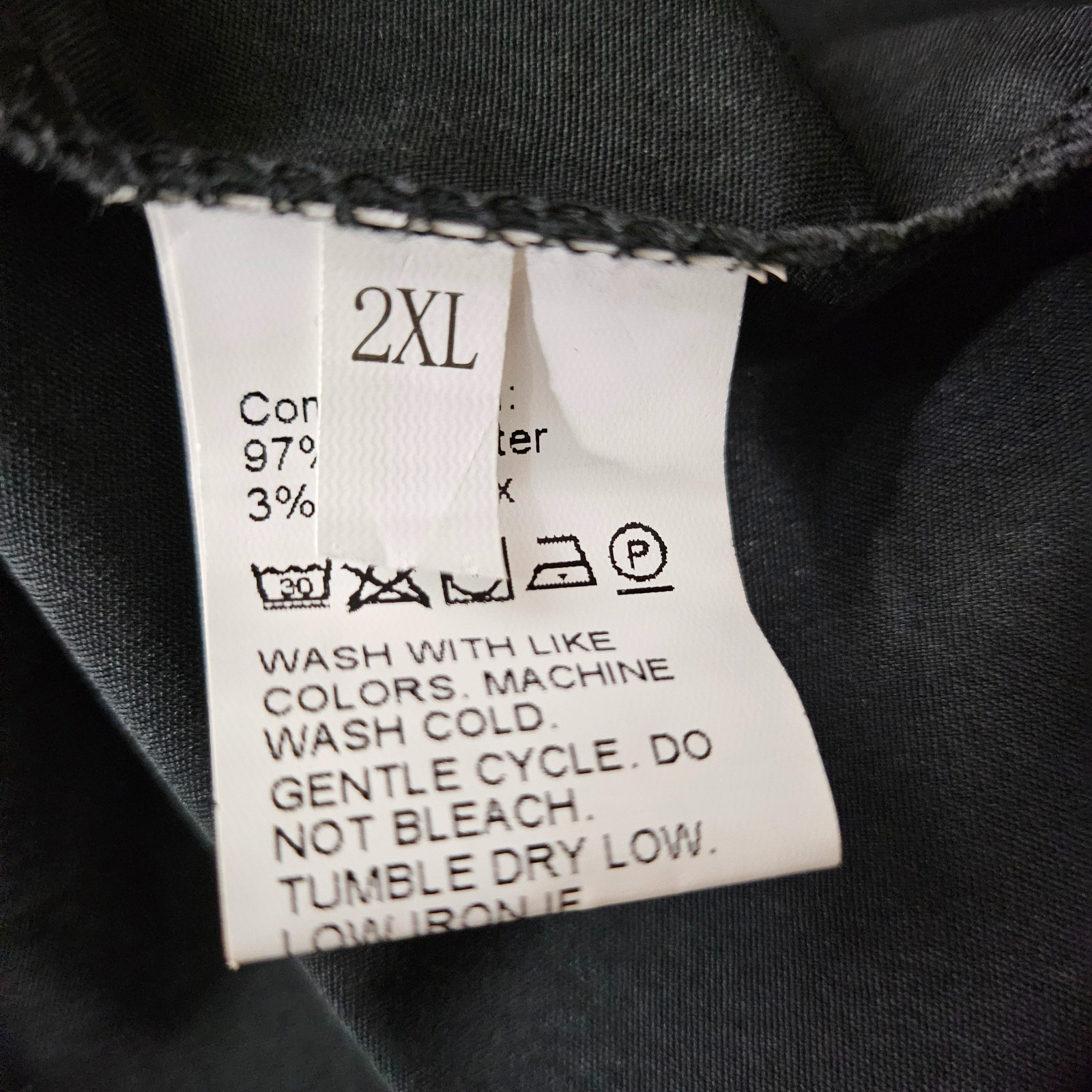 Black Trench Coat Ultra Lightweight Unlined Double Breasted 2XL