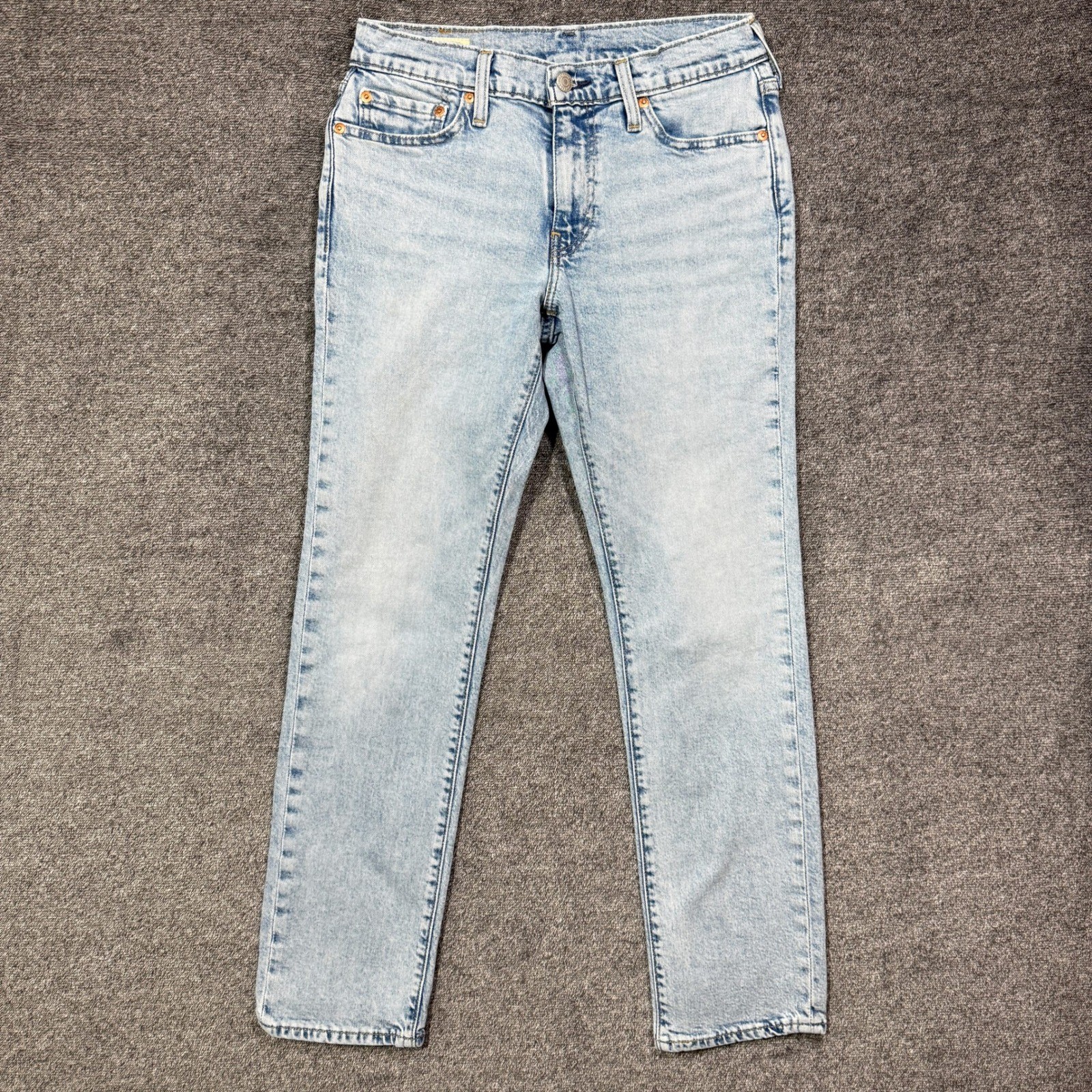 Levi’s Premium Jeans 511 Mens 29×30 Slim Fit Light Wash Blue Denim