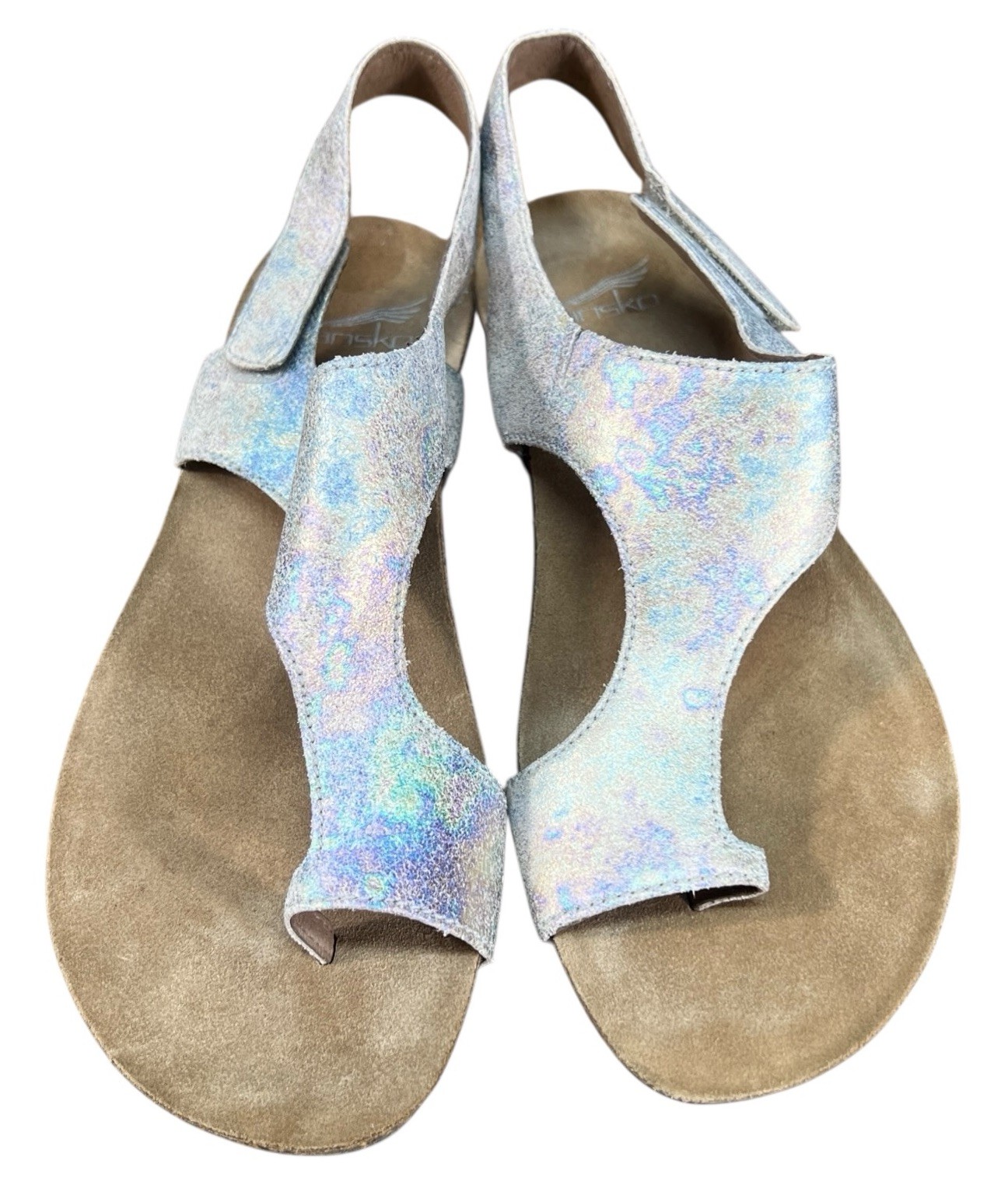 Dansko Women’s Reece Metallic Slingback Sandals Size 37 US 6.5