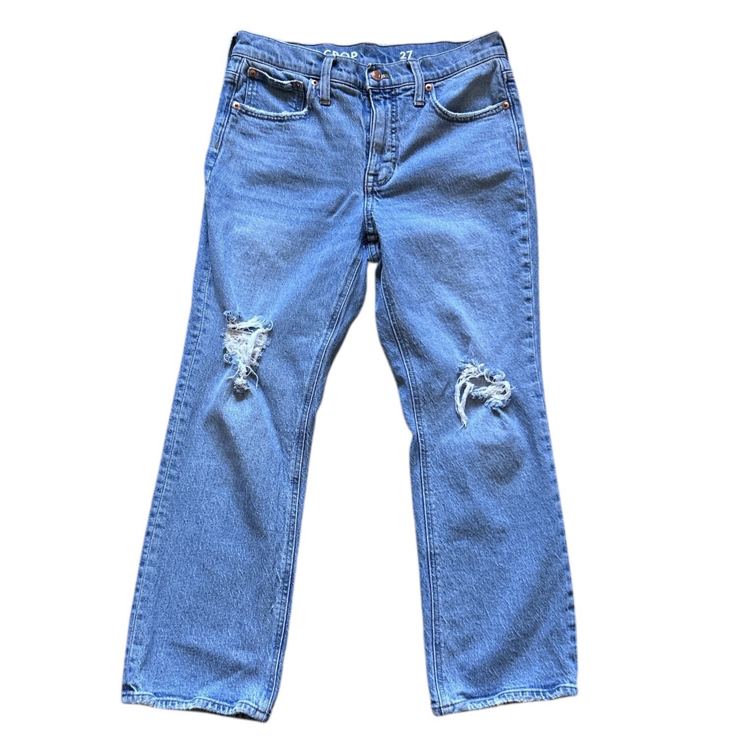 J. Crew 9” Billie Demi Boot Crop Size 27 Classic City Preppy Jeans