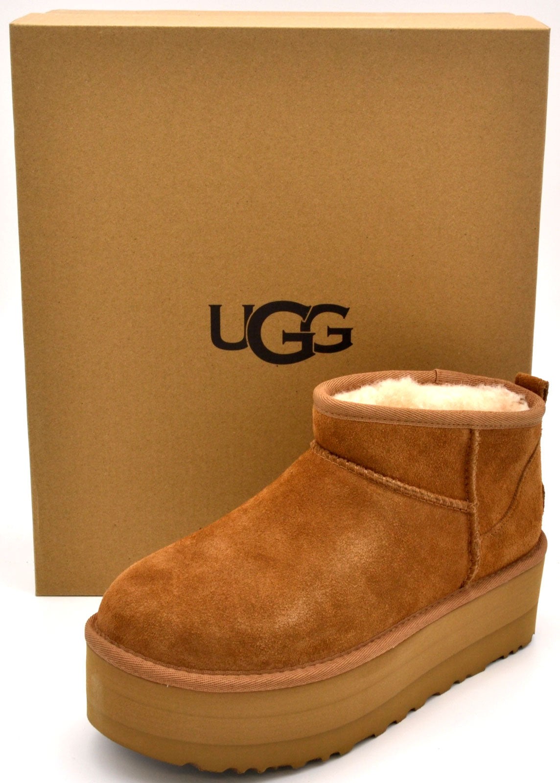 UGG Womens Classic Ultra Mini Boots | Chestnut | 1135092-CHE | Authentic New