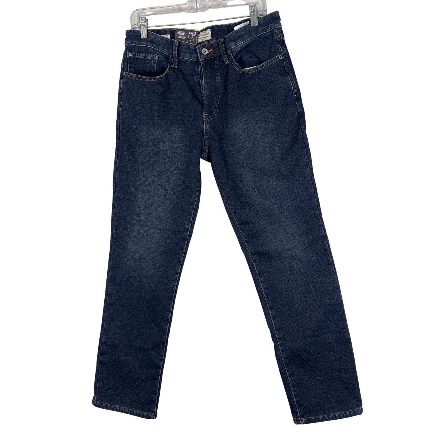 Weatherproof Vintage Dakota Mens Fleece Lined Jeans Dark Wash 32×32 NWT 1078078