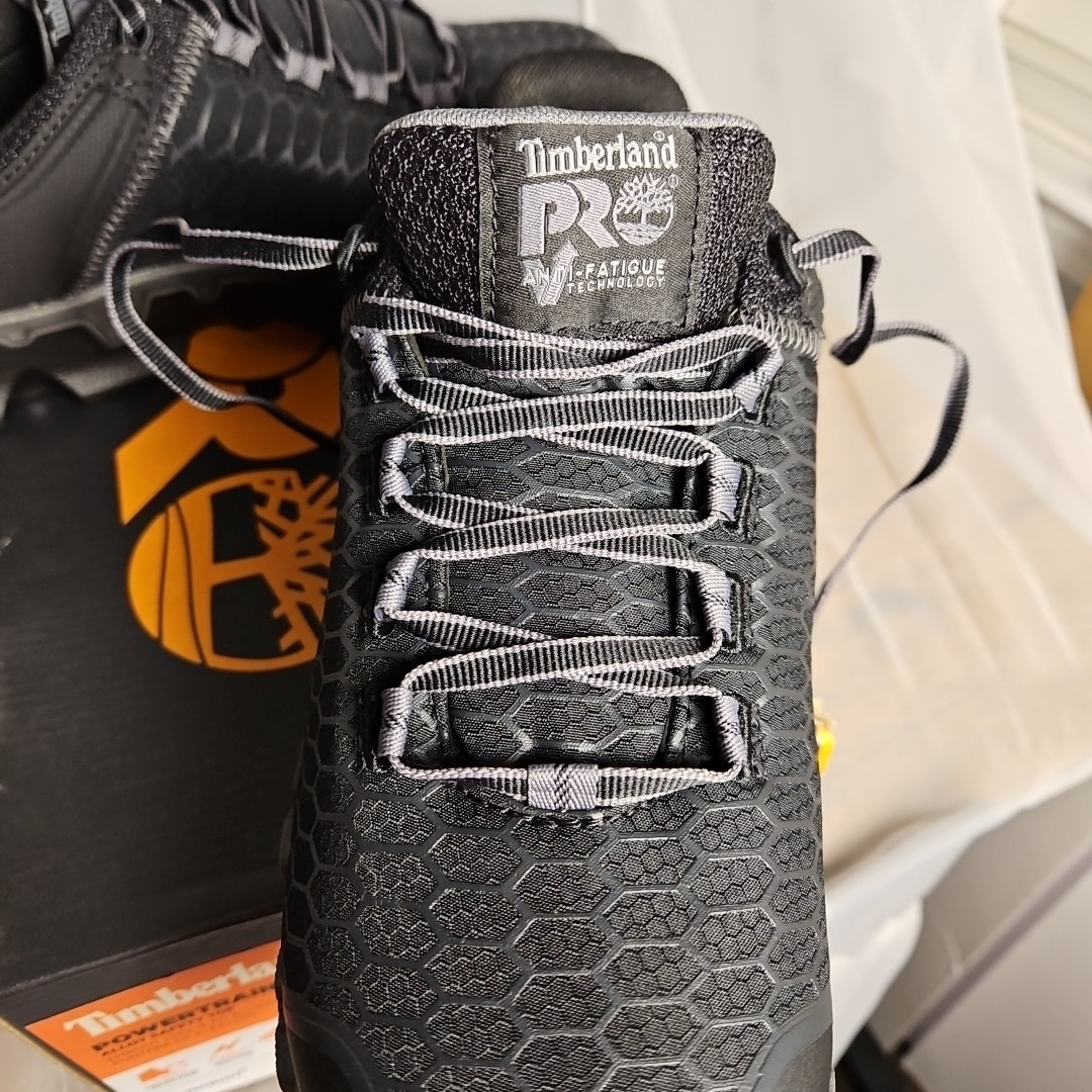 Timberland PRO Powertrain Sport Alloy Toe EH Work Shoes Black Slip Resistant