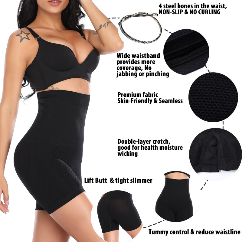 US Fajas Colombianas High Waist Shapewear Tummy Control Body Shaper Girdle Pants
