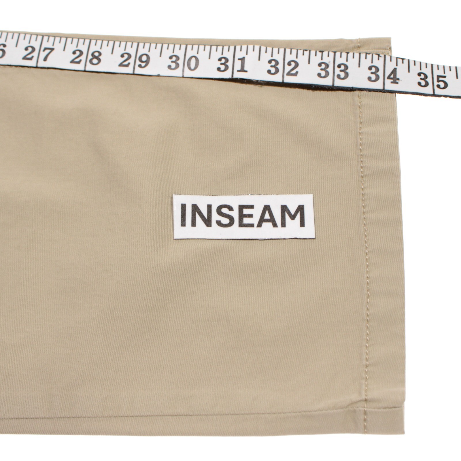 Hiltl NWD Cotton Blend 5 Pocket Jean Cut Pants Size ~40 US Seth In Solid Beige